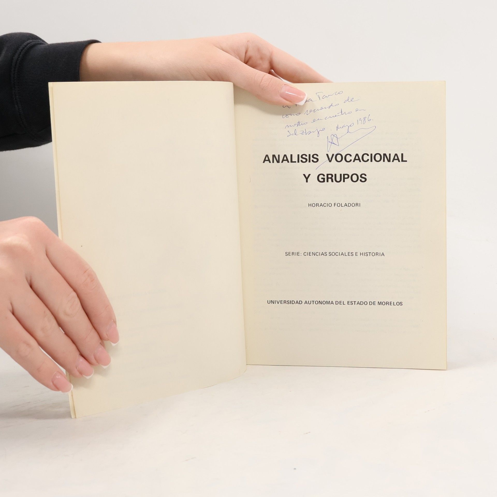 Horacio Foladori Análisis Vocacional y Grupos