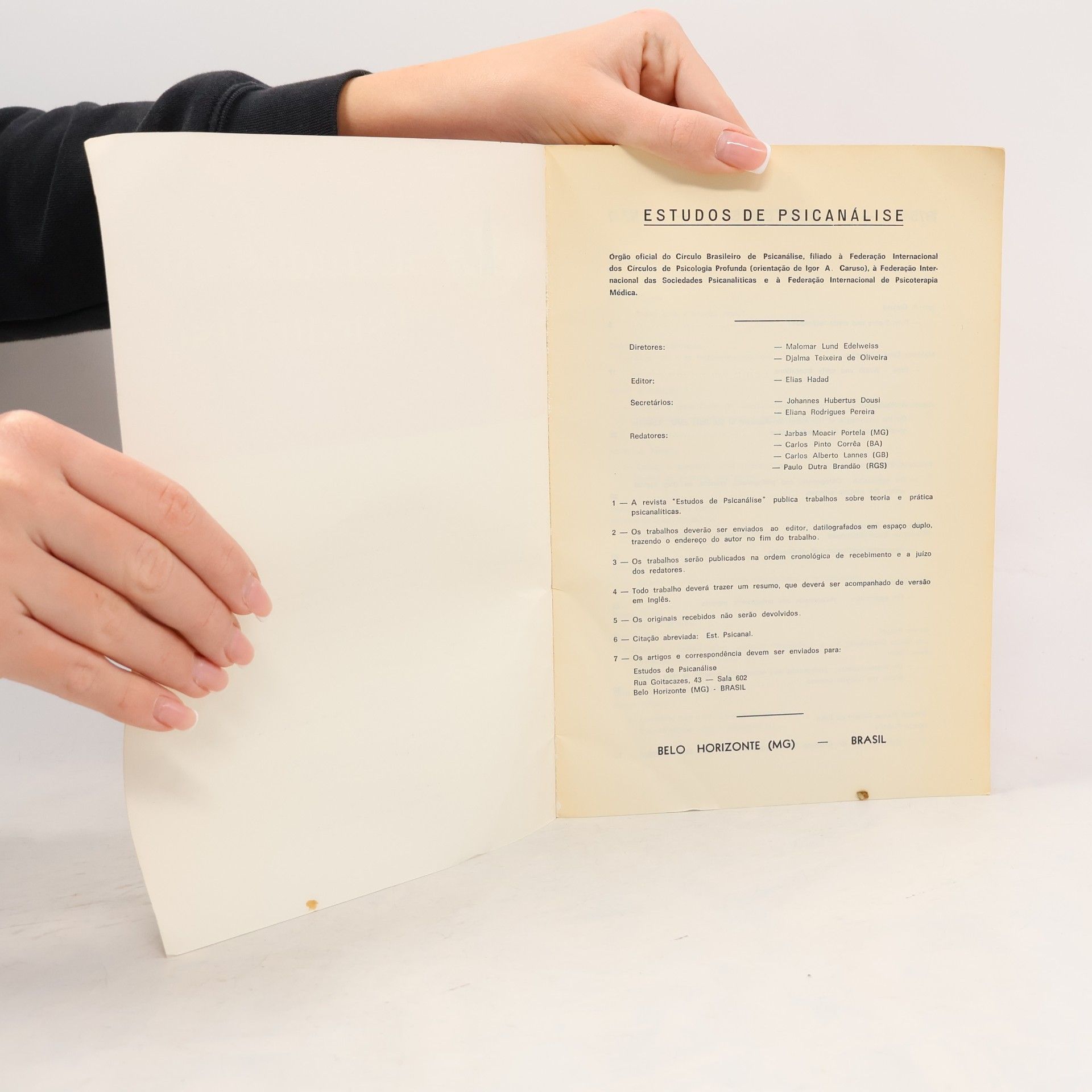 Autorenkollektiv Estudos de Psicanálise 7