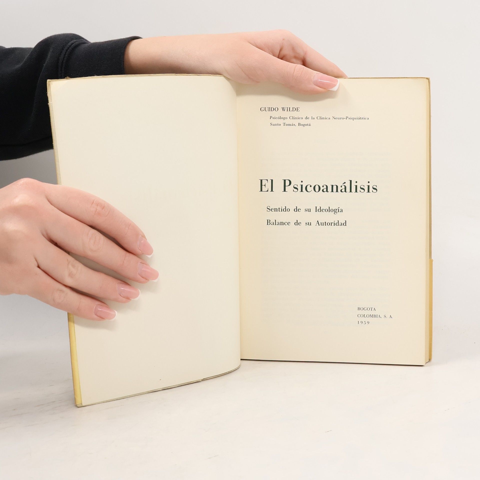 Guido Wilde El Psicoanálisis