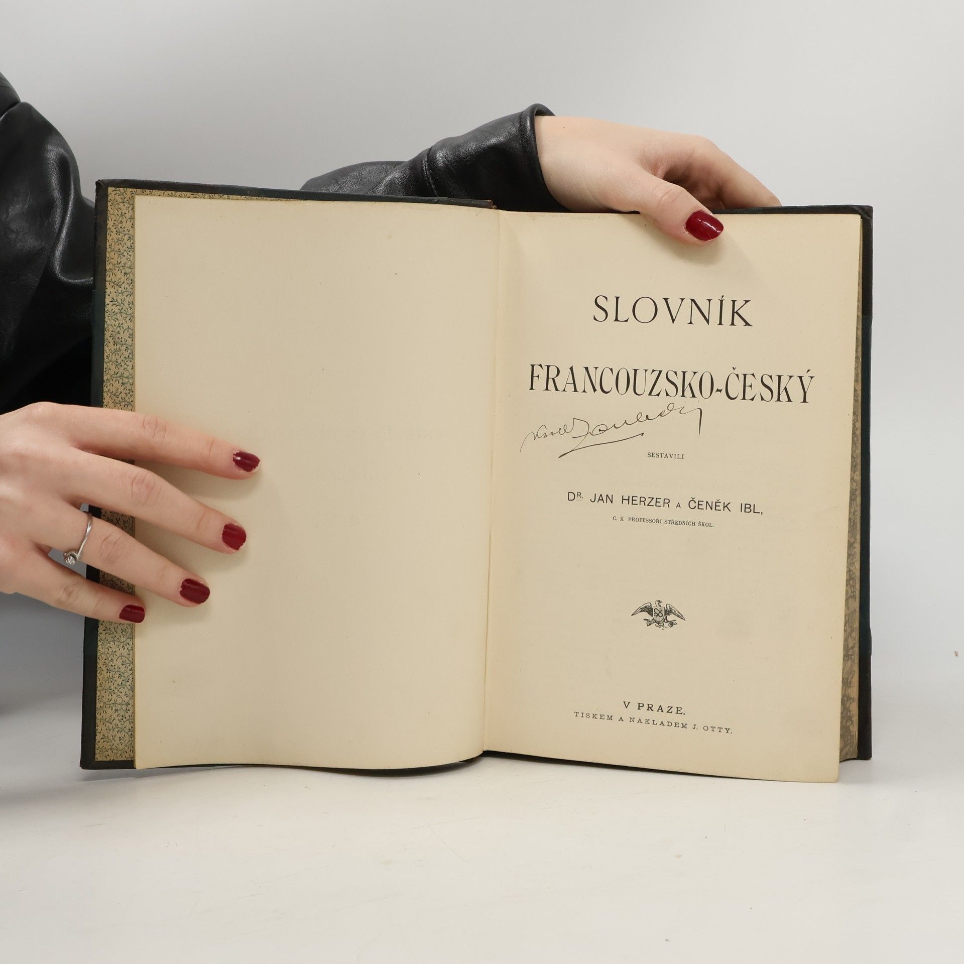 Jan Herzer Slovník francouzsko-český
