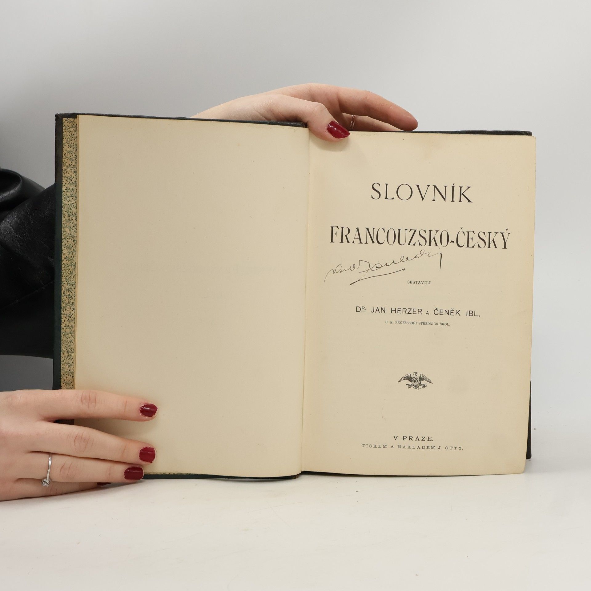 Jan Herzer Slovník francouzsko-český