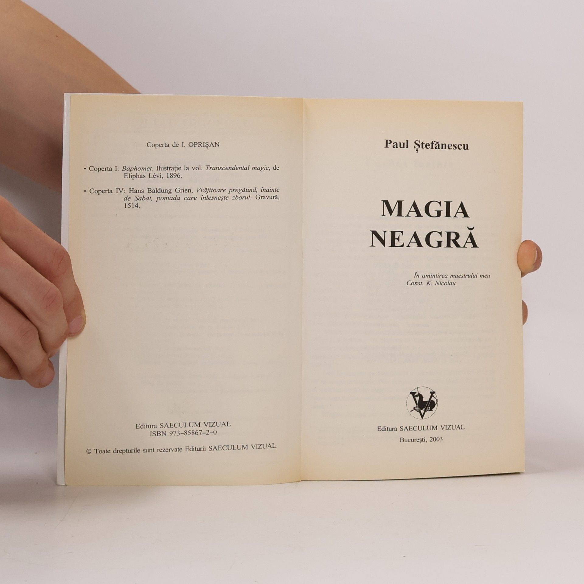 Paul Ştefănescu Magia Neagră
