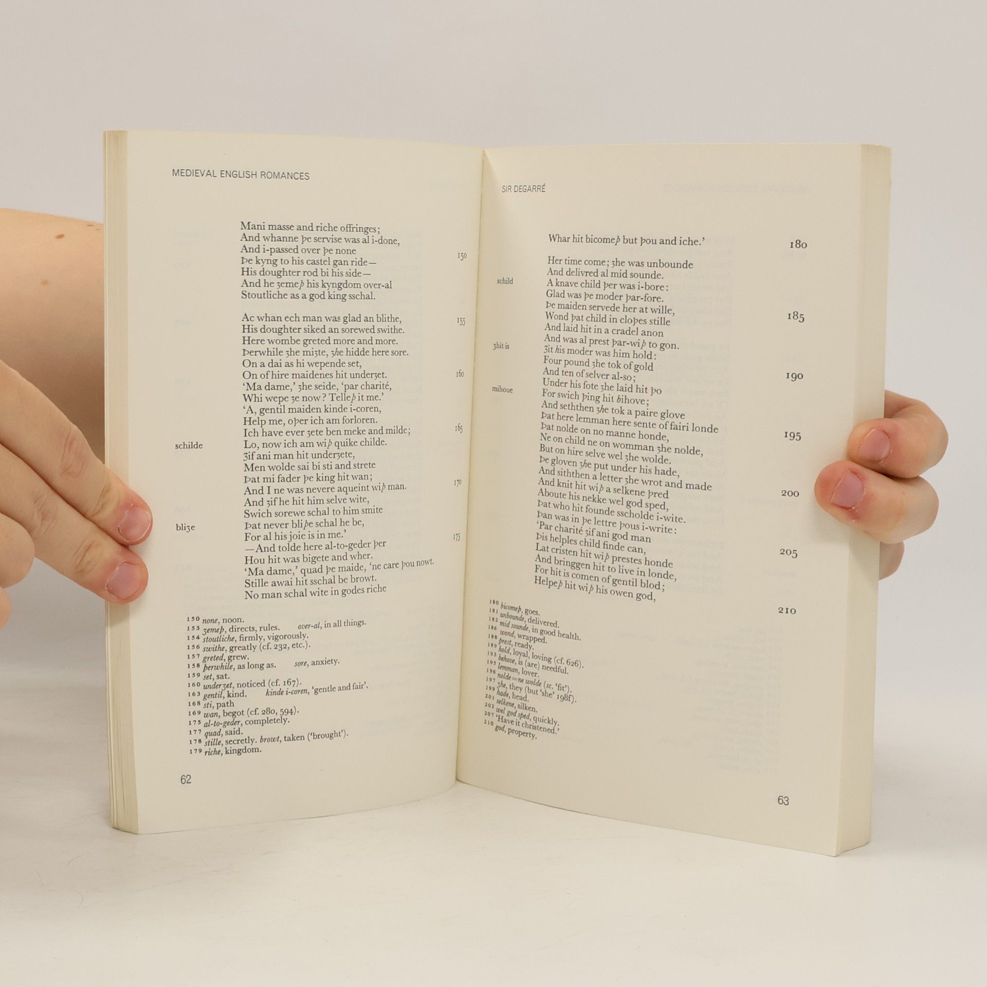Aubrey Vincent Carlyle Schmidt Medieval English Romances