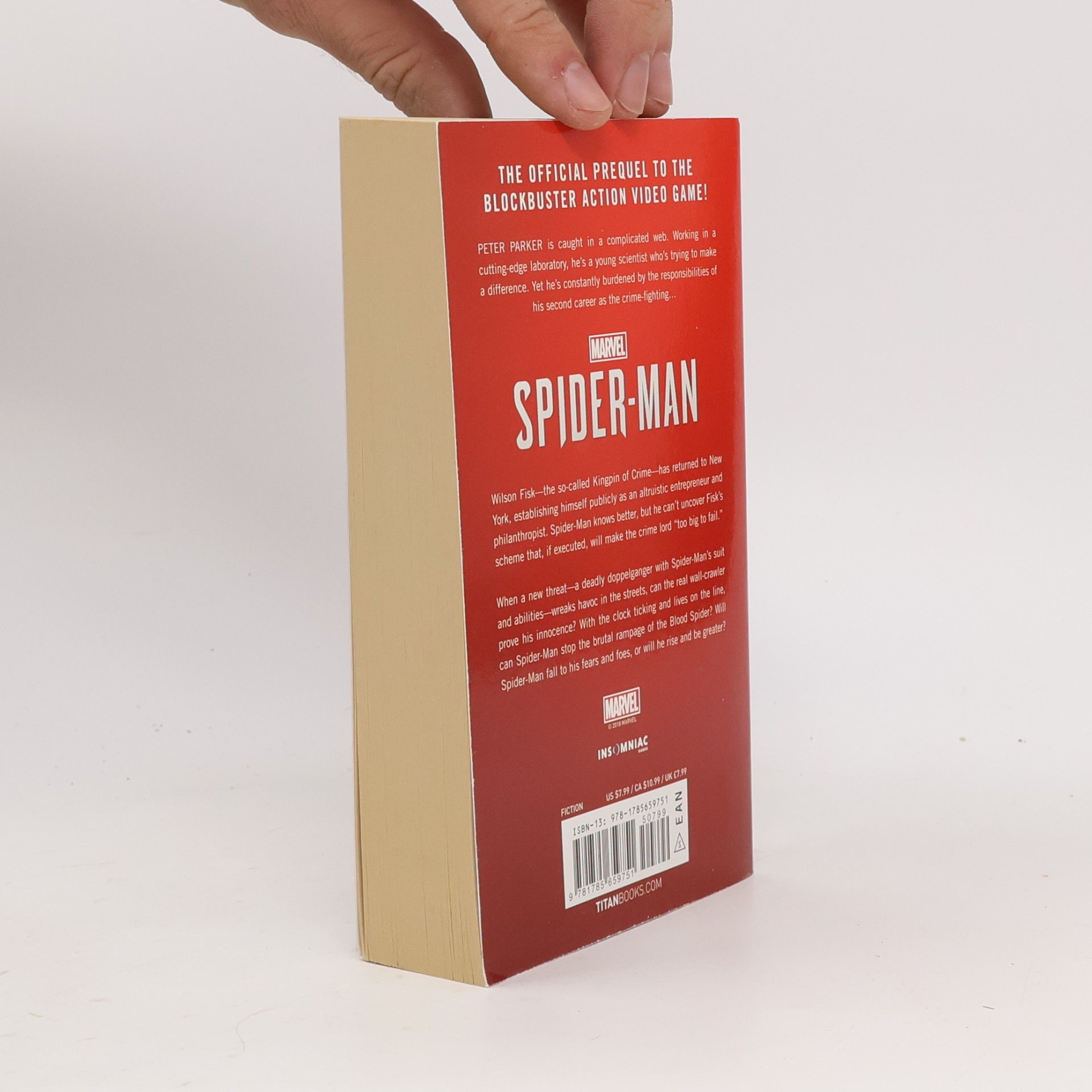 David Liss Marvel's Spider-Man: Hostile Takeover