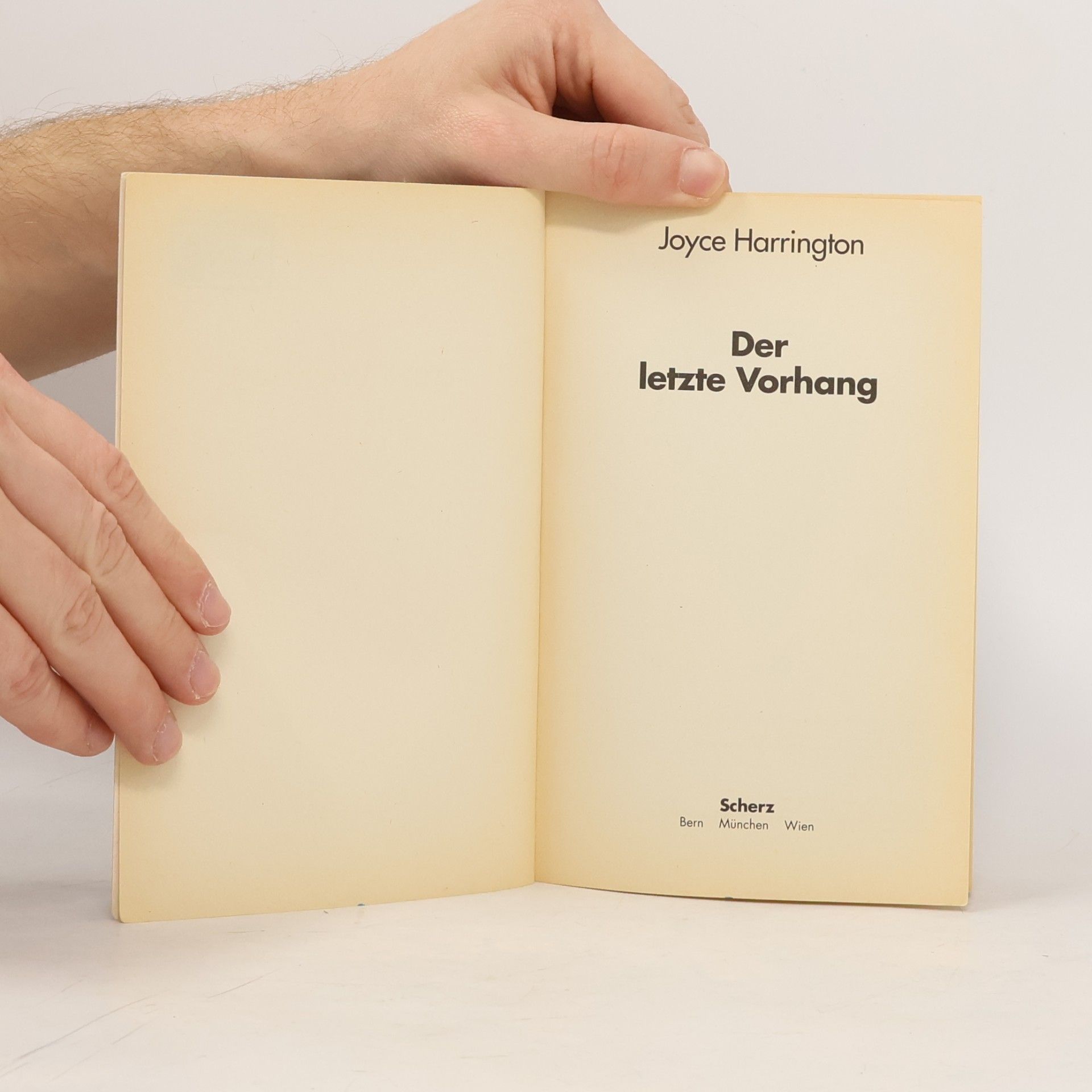 Joyce Harrington Der letzte Vorhang