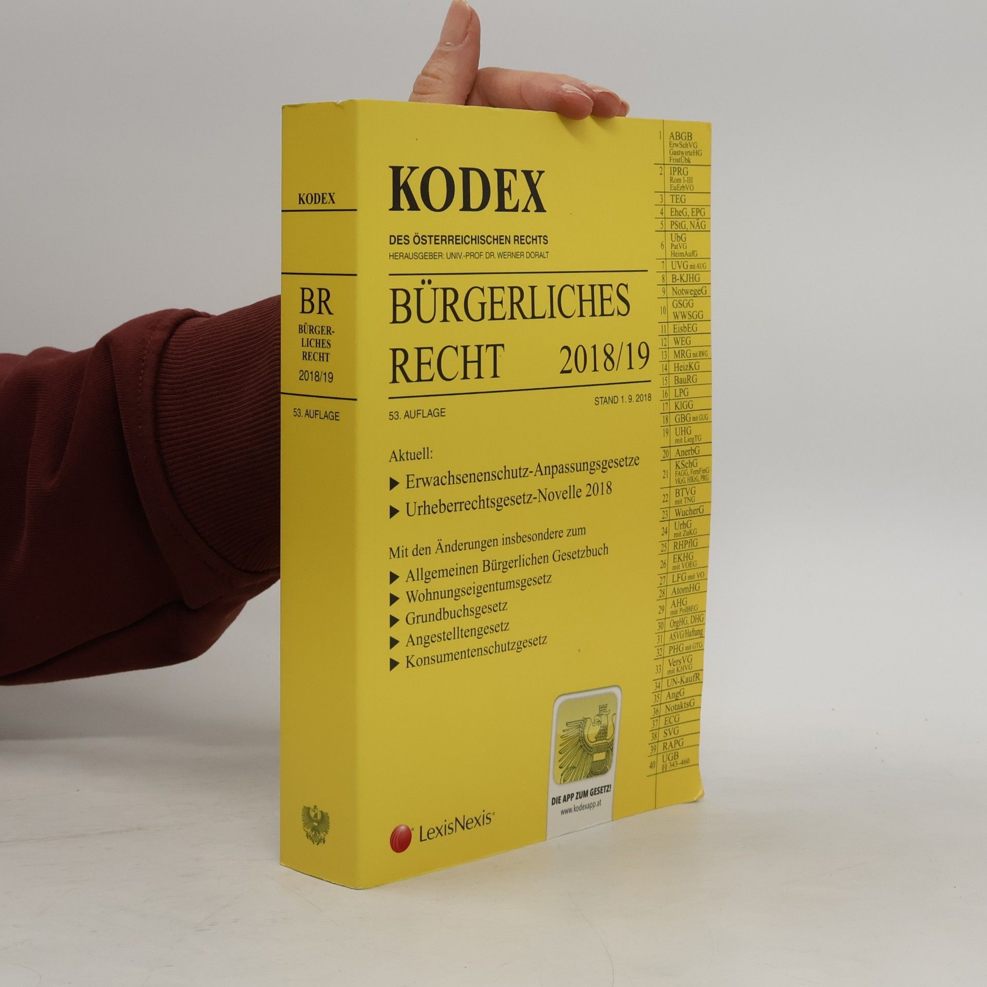 Werner Doralt KODEX Bürgerliches Recht 2018/19