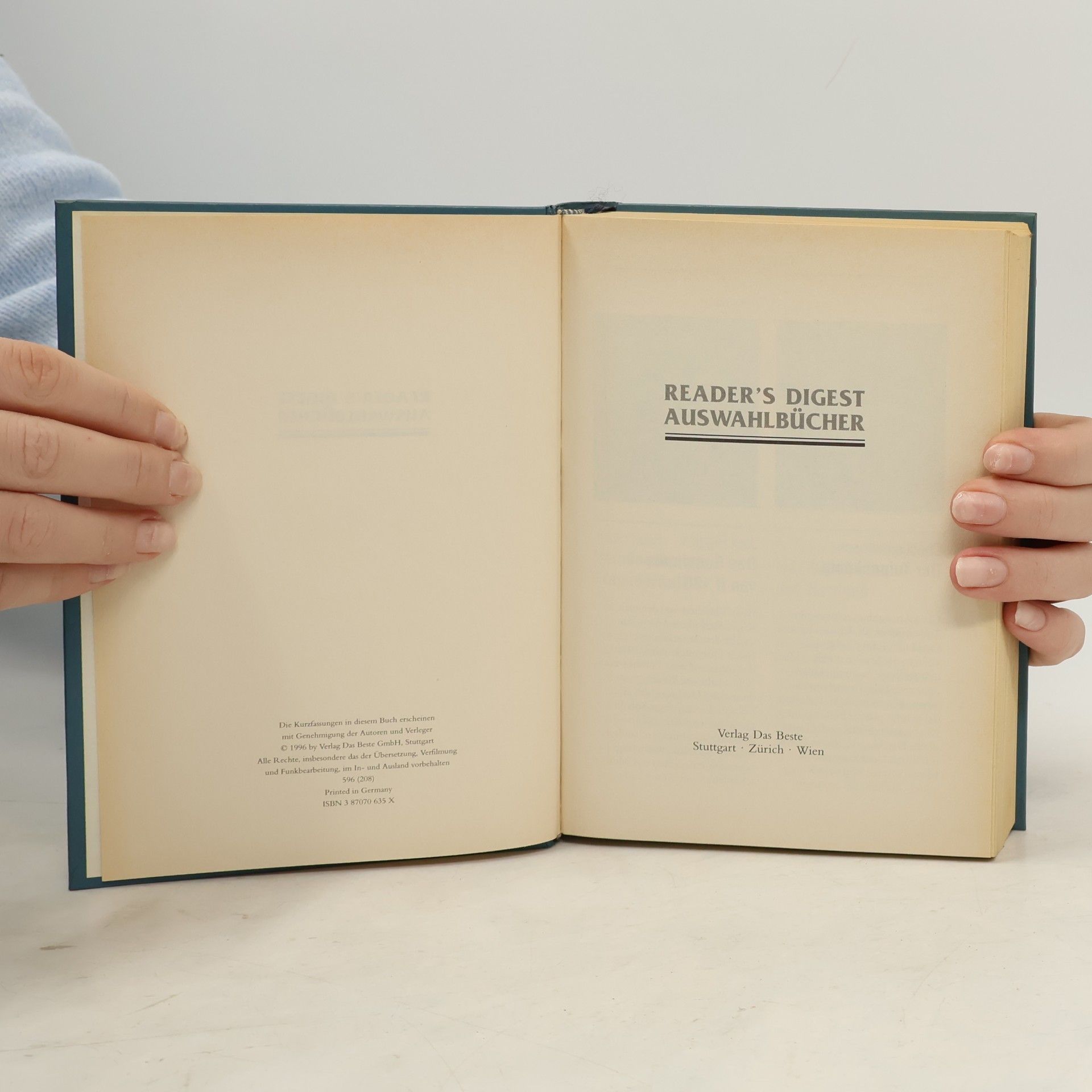 Christie Dickason Reader's Digest Auswahlbücher