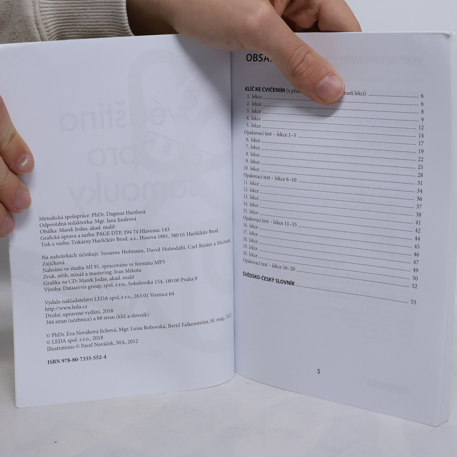 Various authors Švédština nejen pro samouky. Klíč, slovník