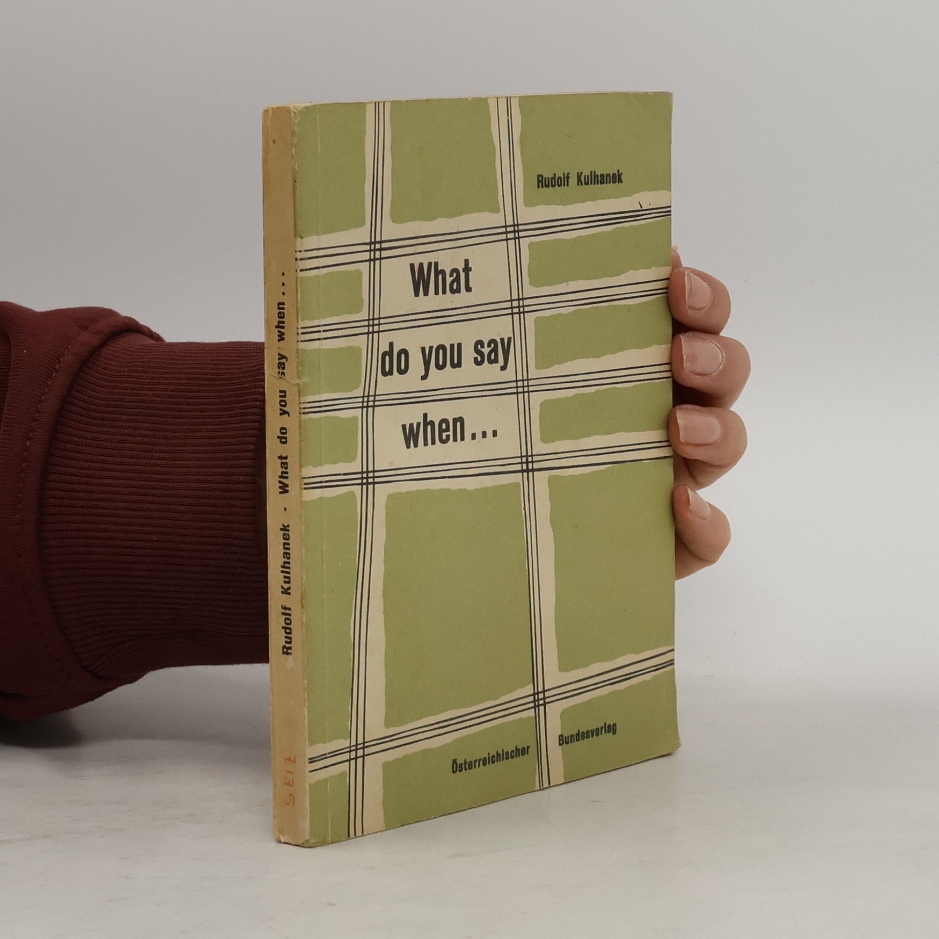 Rudolf Kulhanek What Do You Say When...