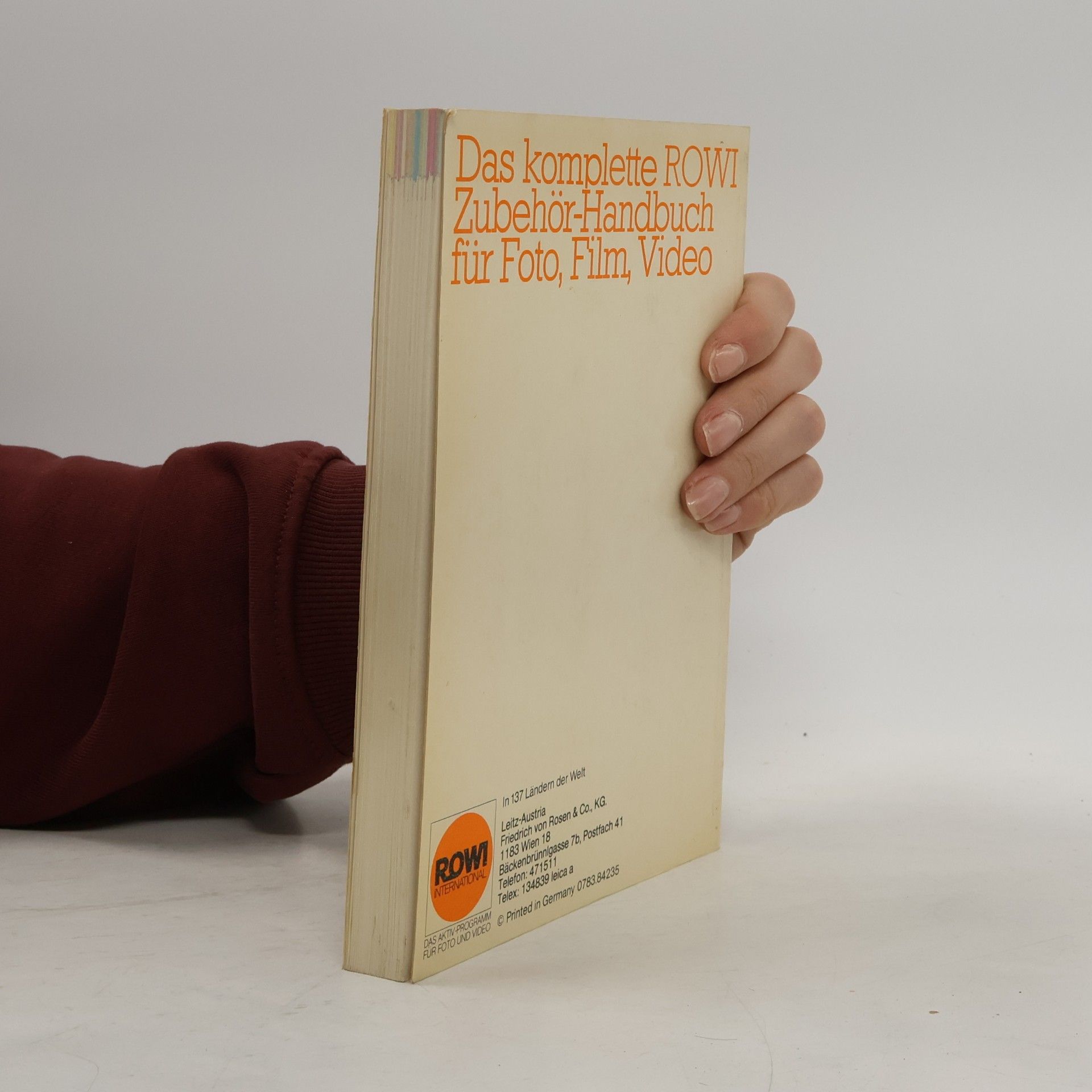 Autorenkollektiv Das komplette ROWI-Zubehör-Handbuch für Foto, Film, Video