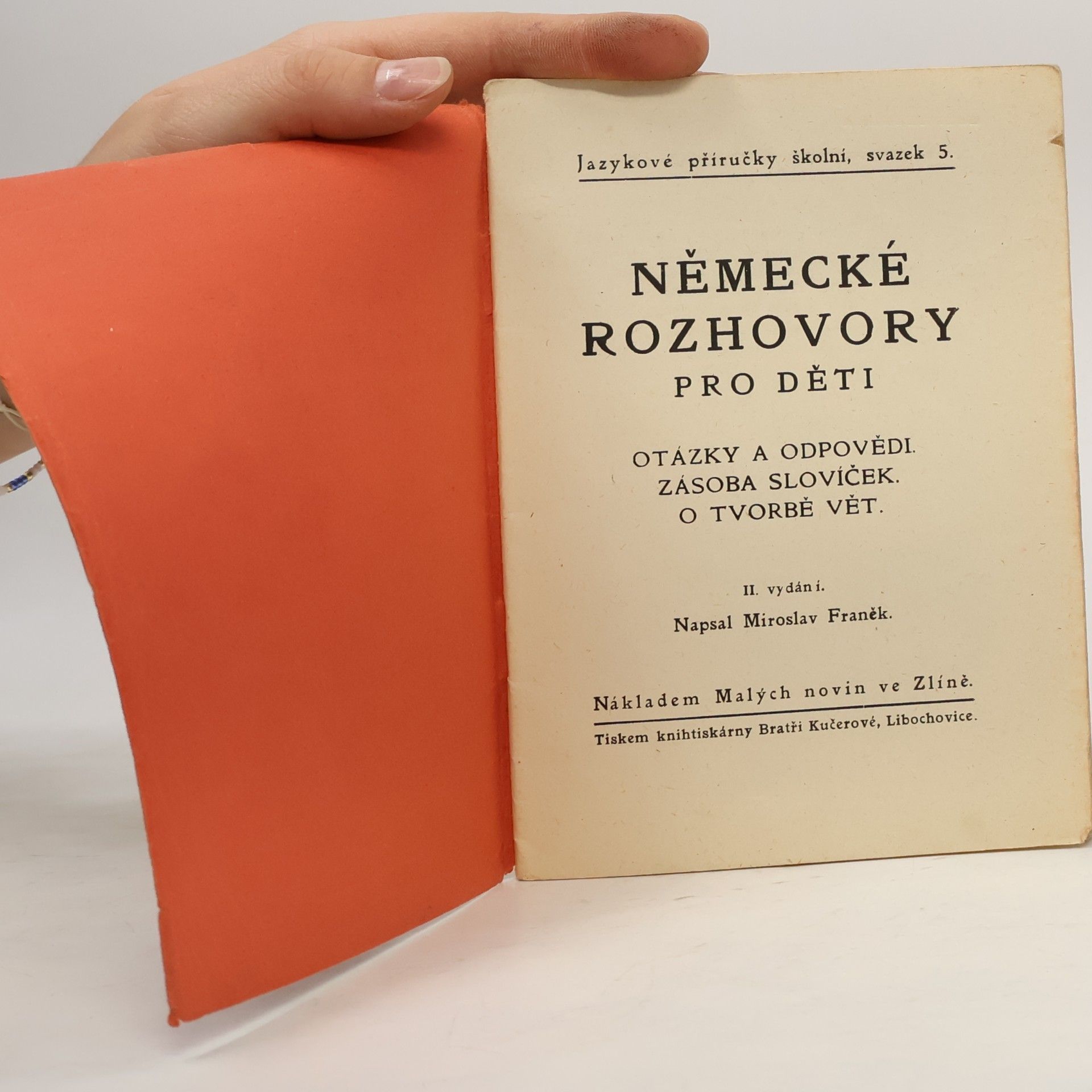 Miroslav Franěk Německé rozhovory pro děti