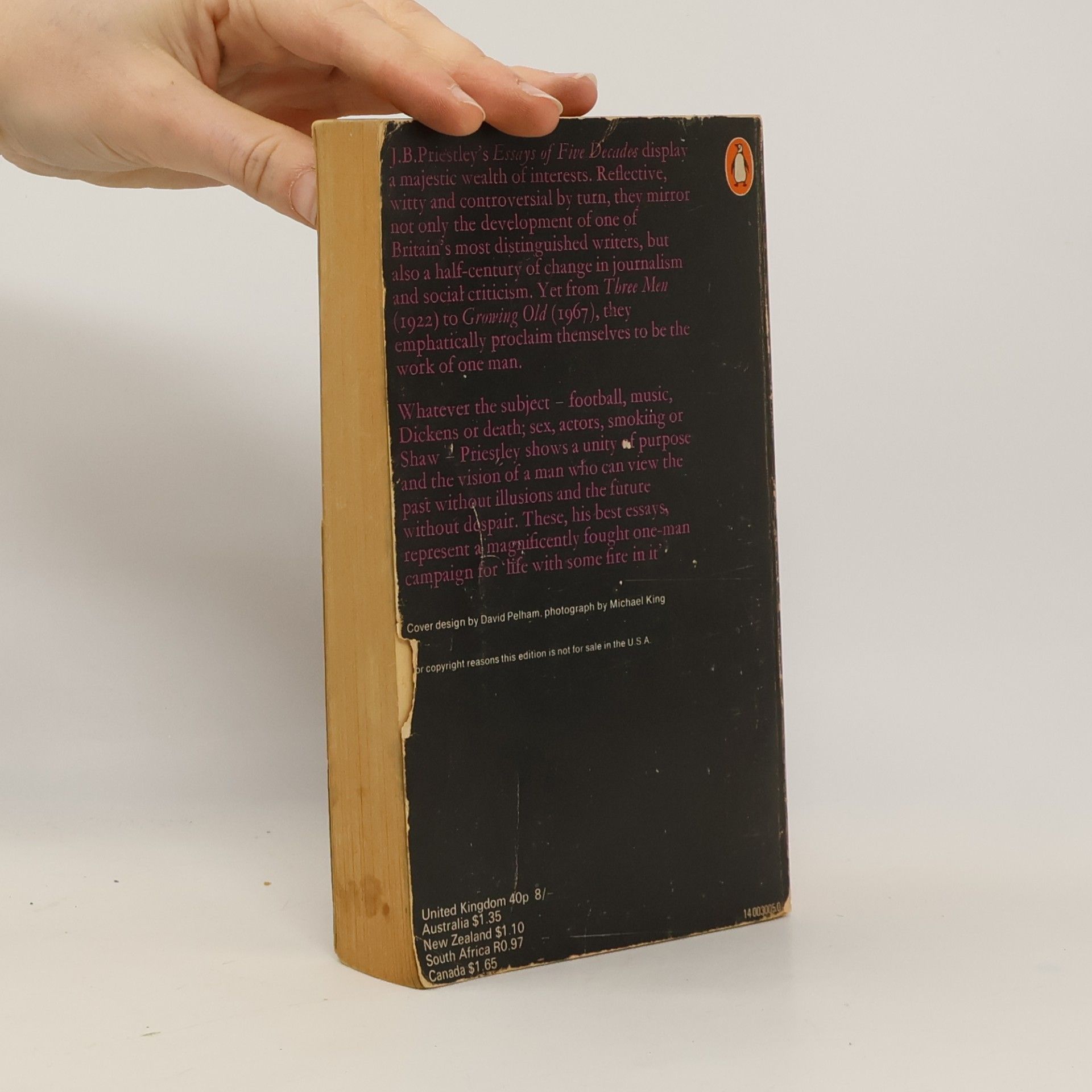 John Boynton Priestley Essays of Five Decades