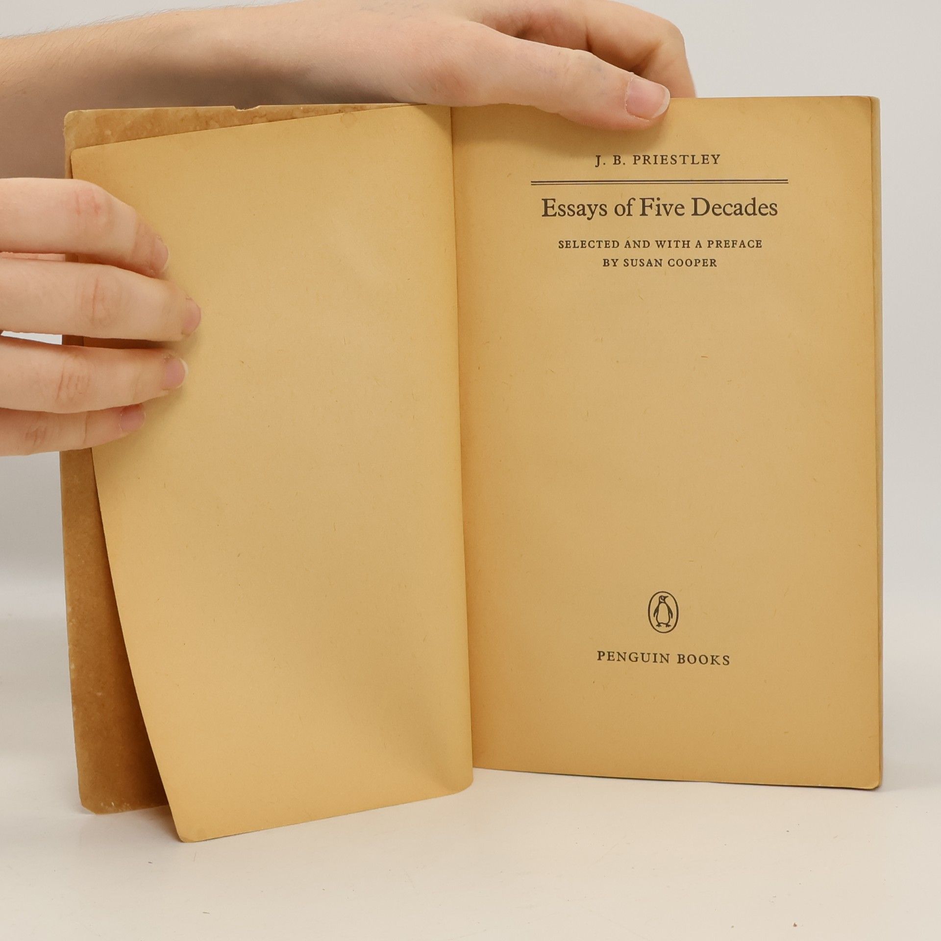 John Boynton Priestley Essays of Five Decades