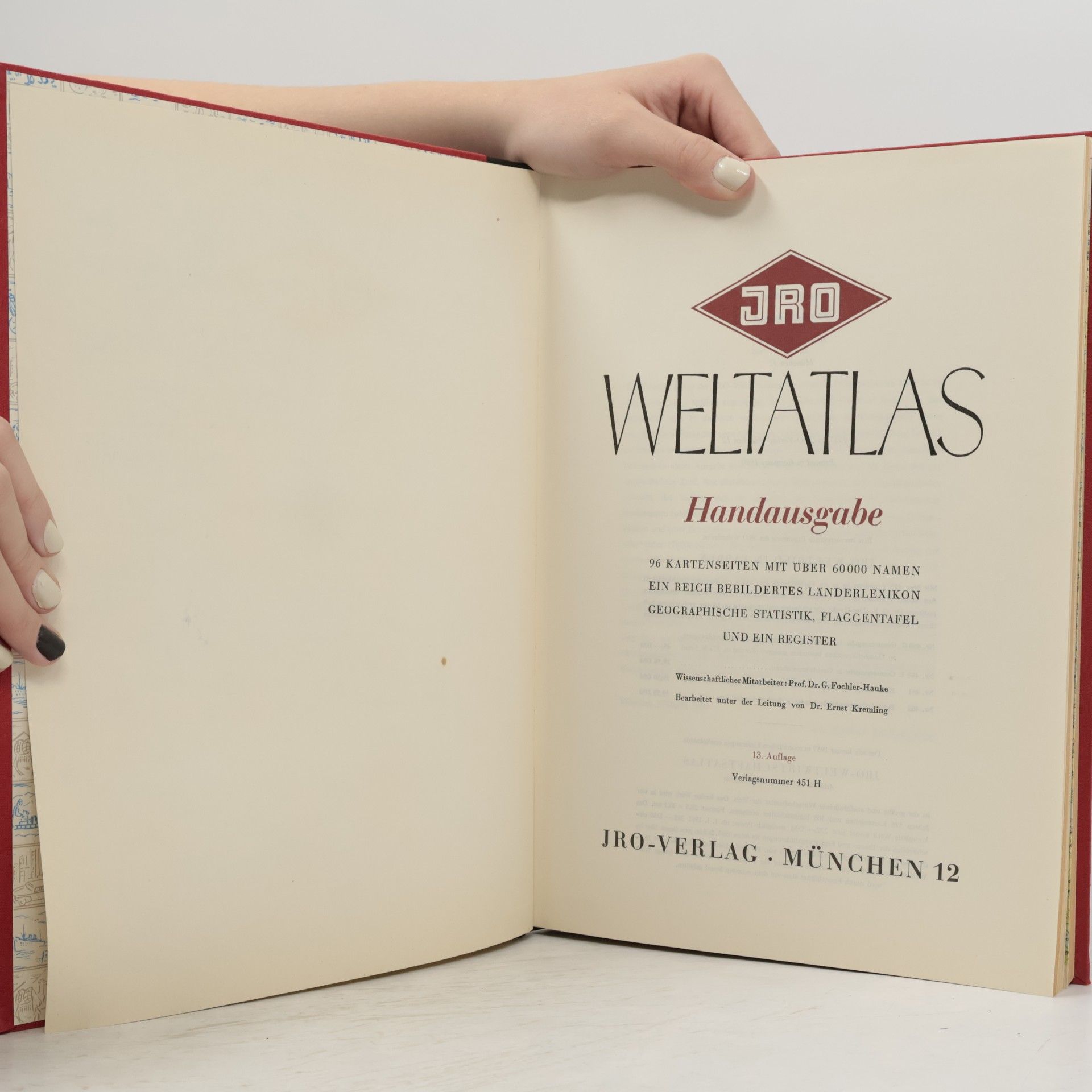 Various authors JRO-Weltatlas Handausgabe