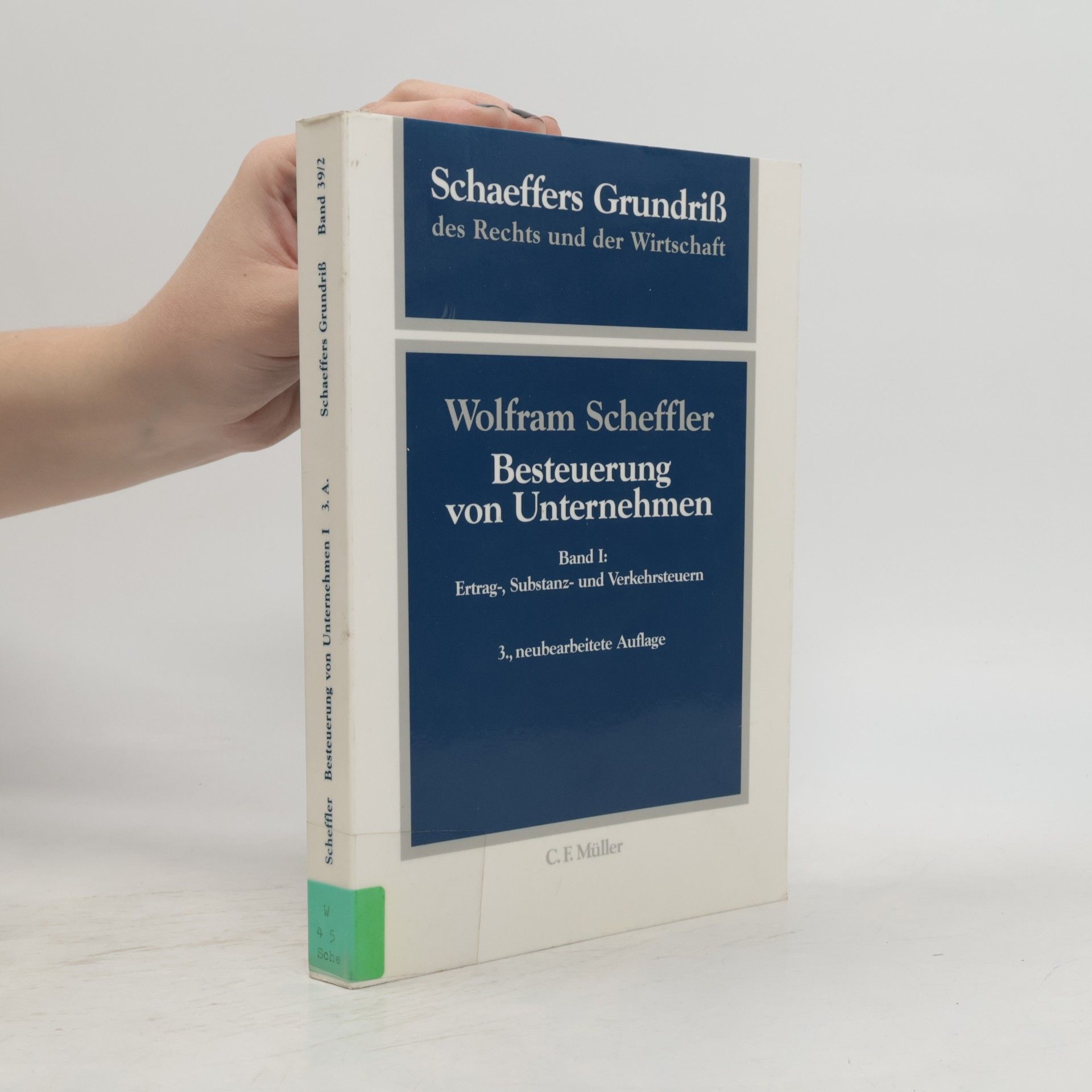Wolfram Scheffler Besteuerung von Unternehmen