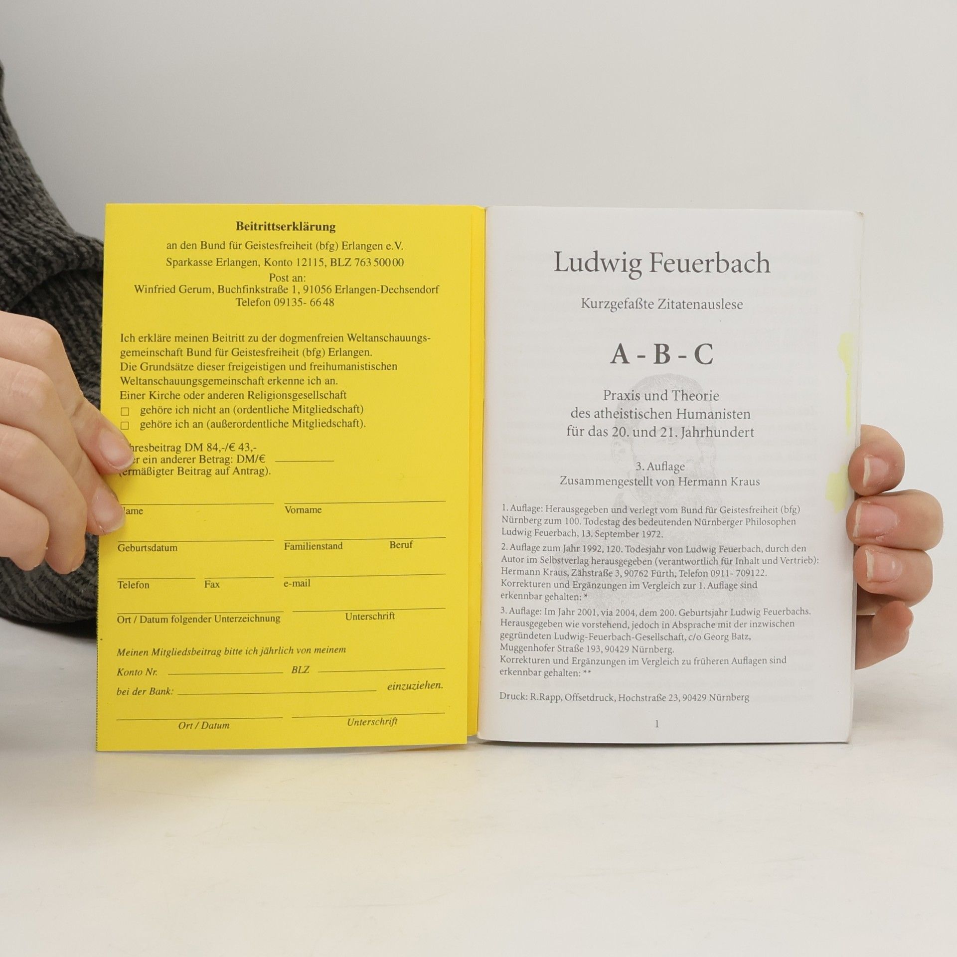 Ludwig Feuerbach A-B-C
