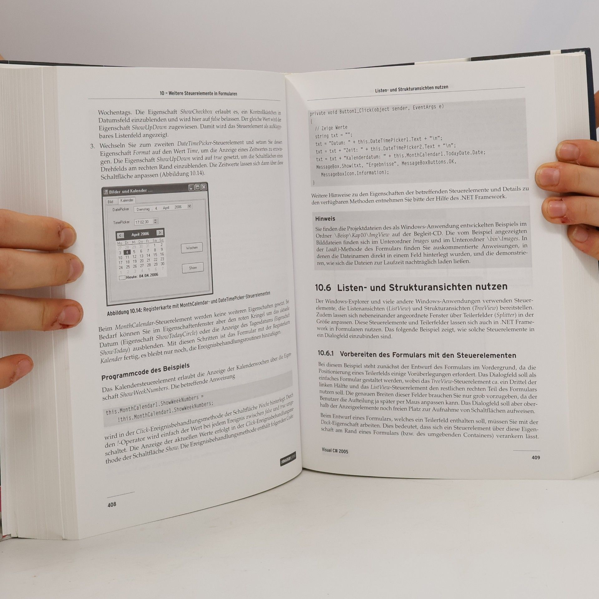 Günter Born Visual C# 2005, Programmierhandbuch