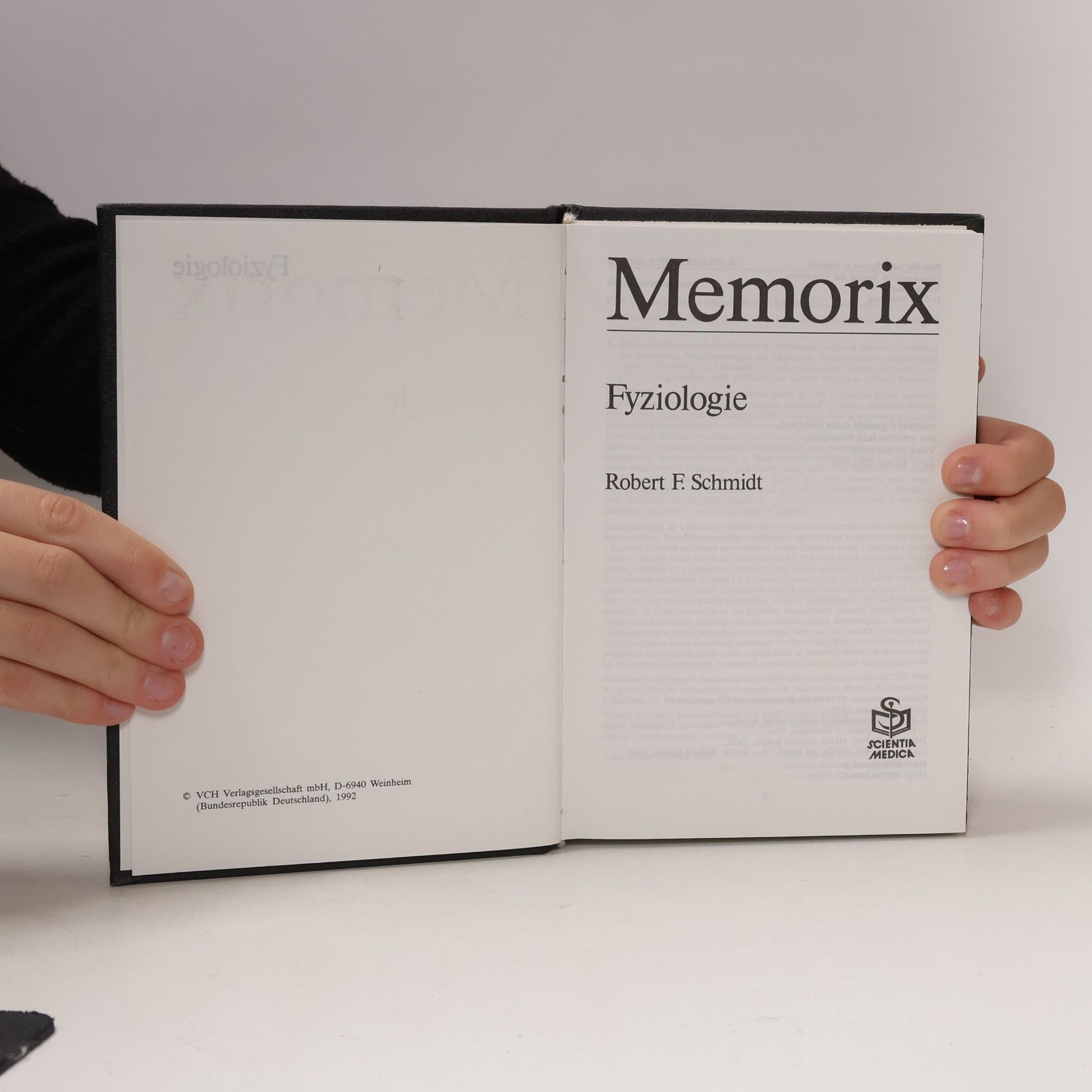 R. F. Schmidt Memorix. Fyziologie