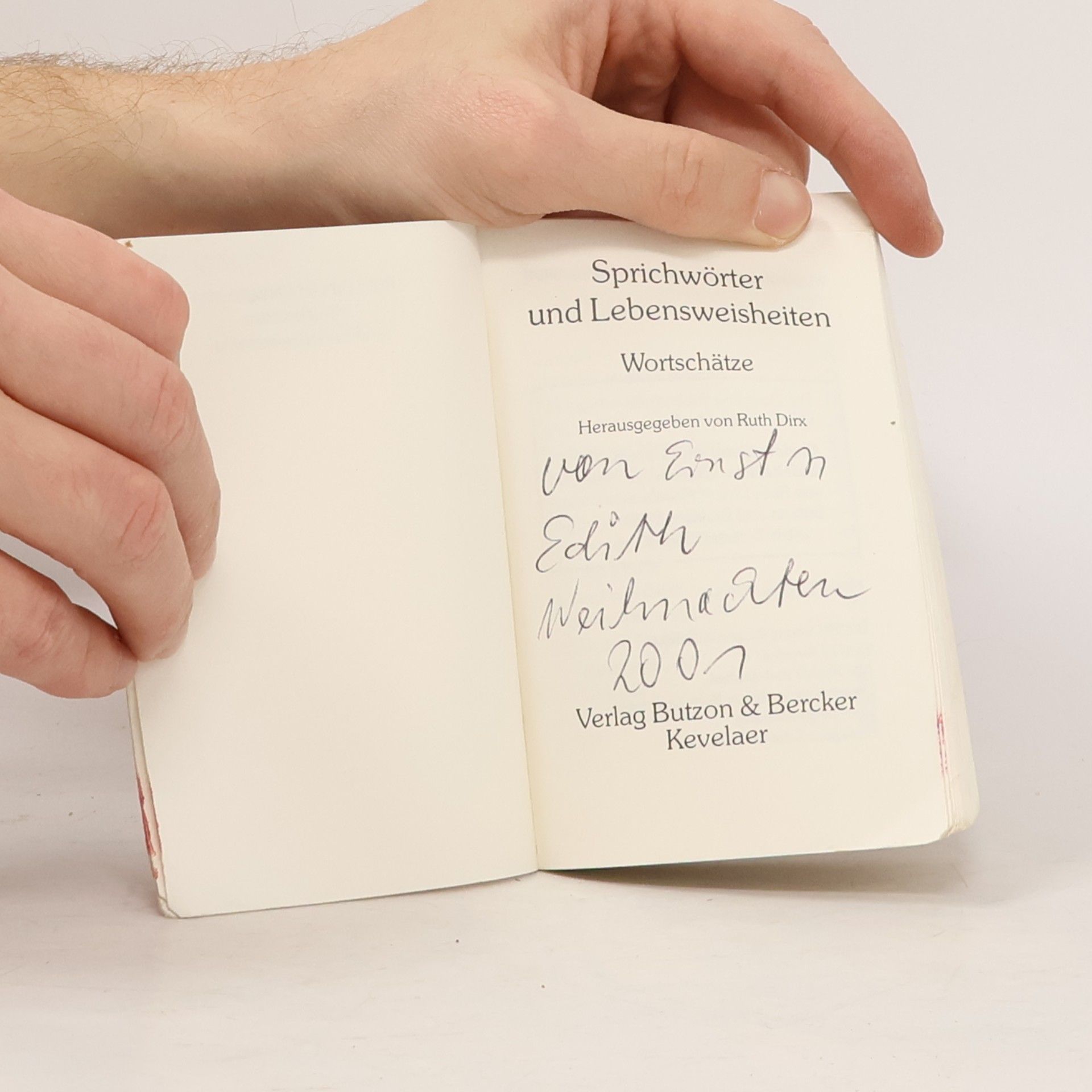 Ruth Dirx Sprichwörter und Lebensweisheiten