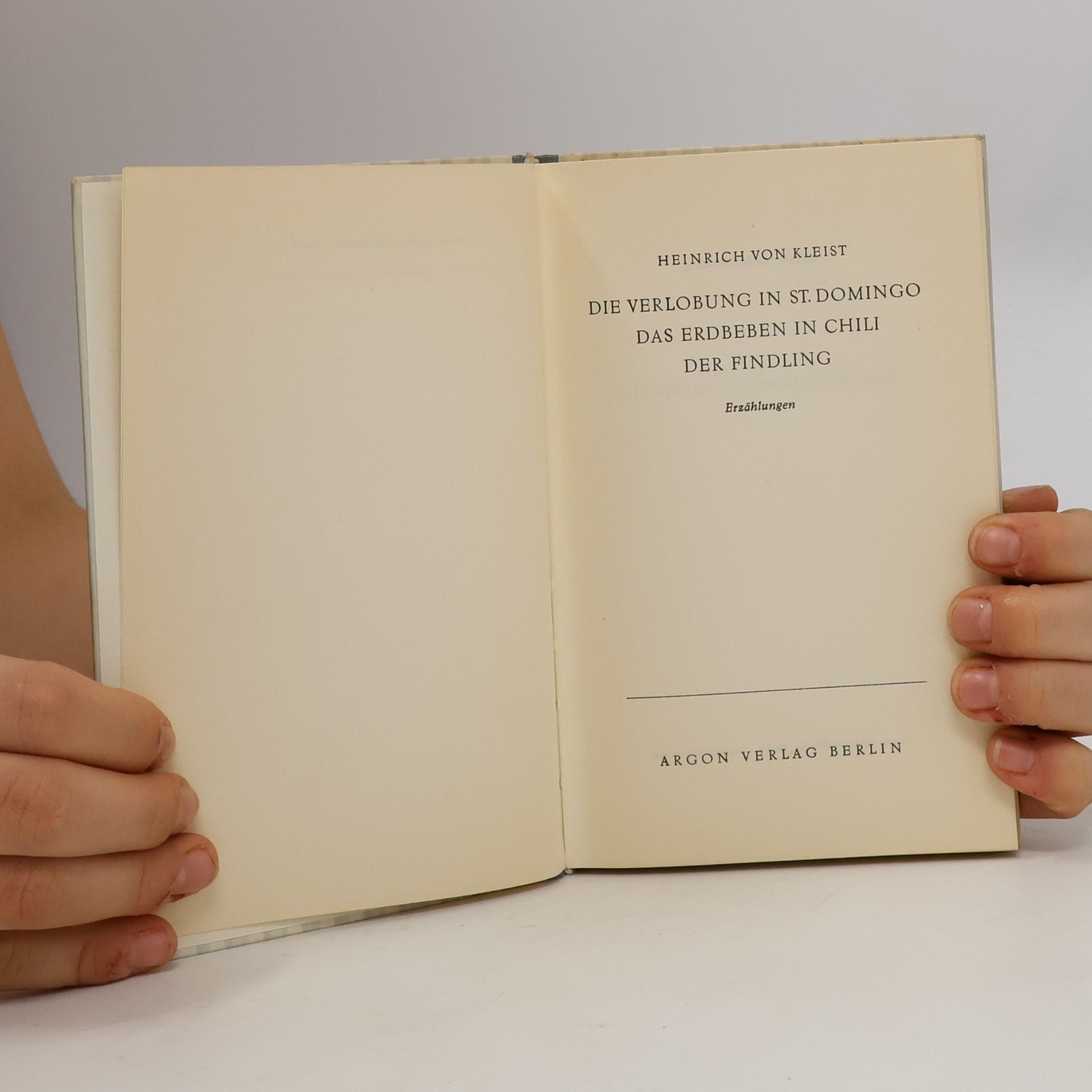 Heinrich von Kleist Die Verlobung in St. Domingo