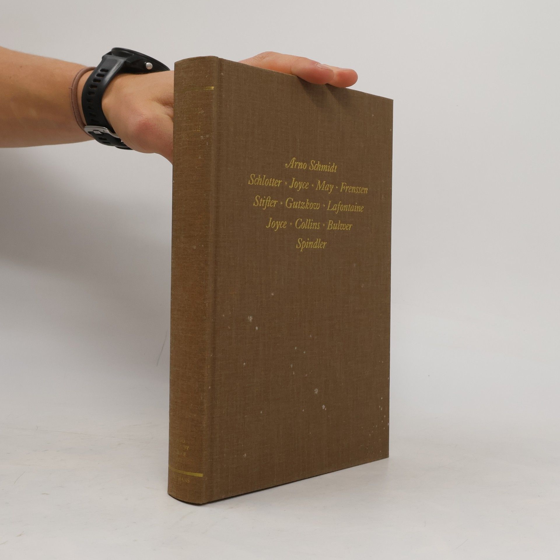 Werke, Bargfelder Ausgabe, Werkgr.2, 3 Bde. Ln, Bd.3, Schlotter, Joyce, May, Frenssen, Stifter, Gutzkow, Lafontaine, Joyce, Collins, Bulwer, Spindler