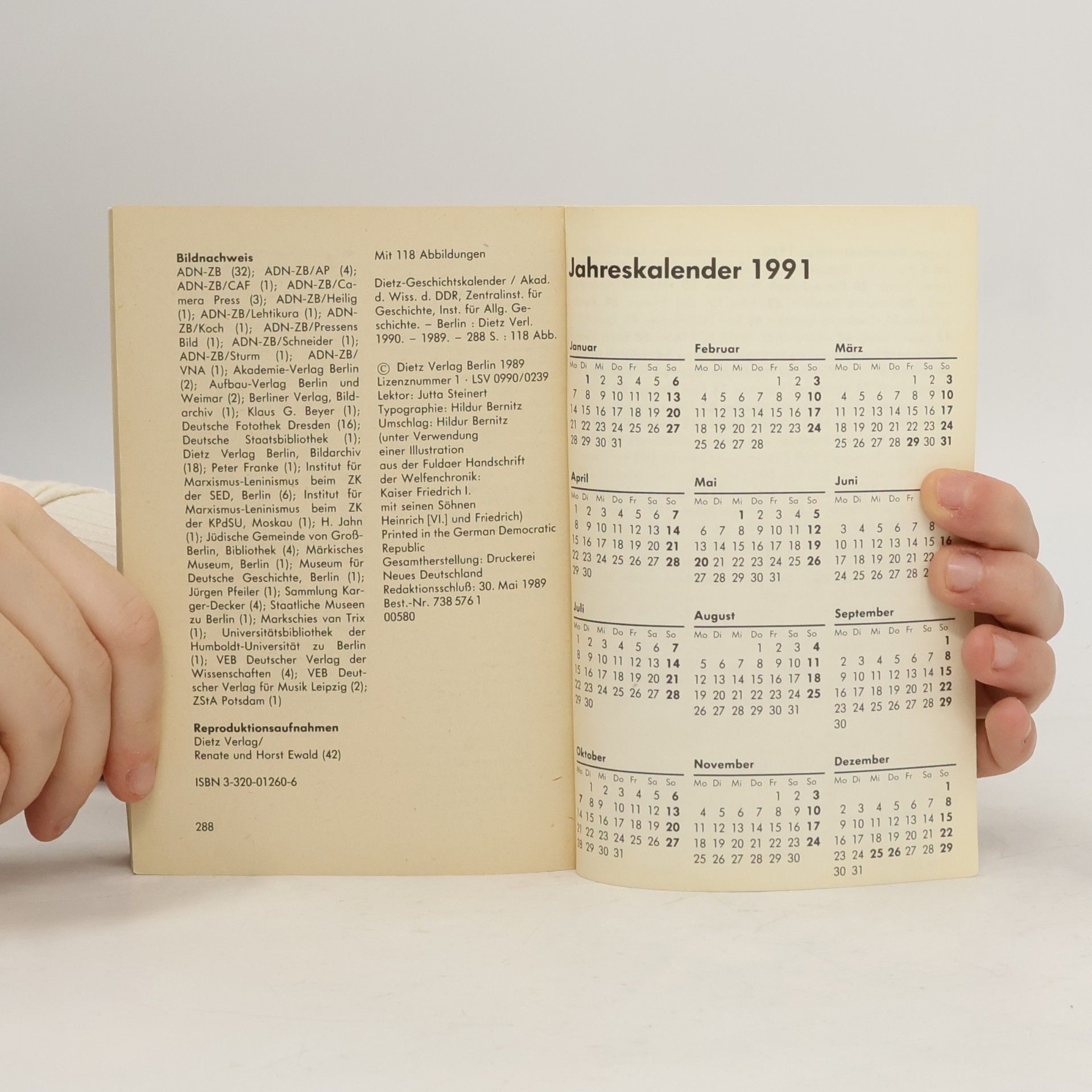 Dietz-Geschichtskalender 1990