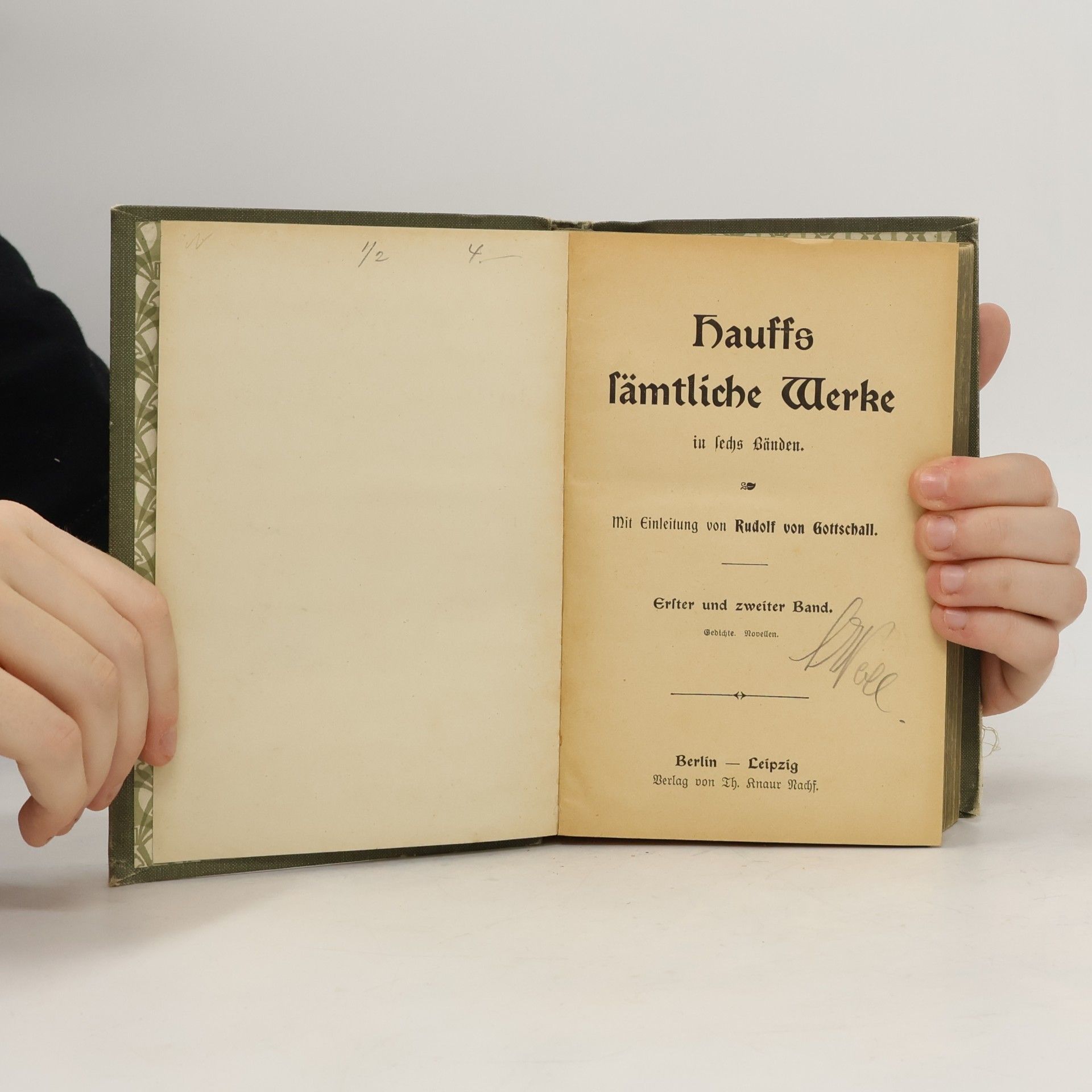Wilhelm Hauffs Hauffs Sämtliche Werke 1. - 2. Band