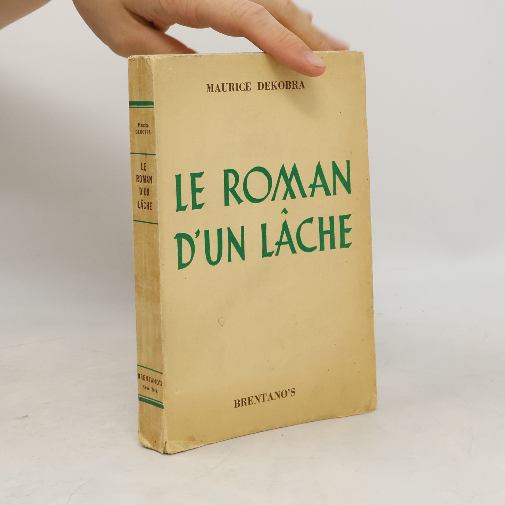 Le roman d'un lâche