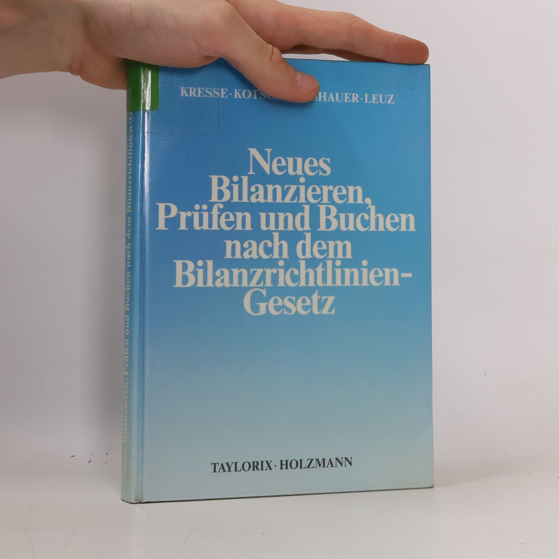 Neues Bilanzieren, Prüfen und Buchen nach dem Bilanzrichtlinien-Gesetz