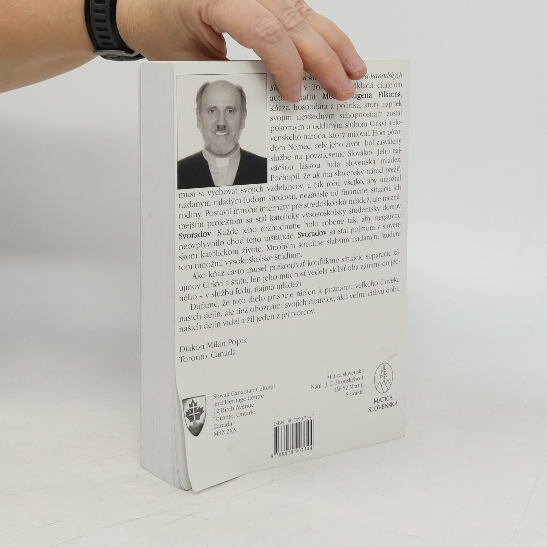 Eugen Filkorn Verný svojmu svedomiu