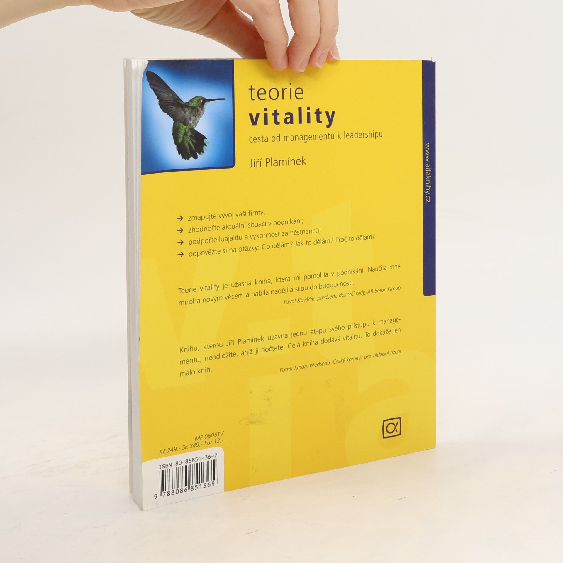 Jiří Plamínek Teorie vitality: Cesta od managementu k leadershipu