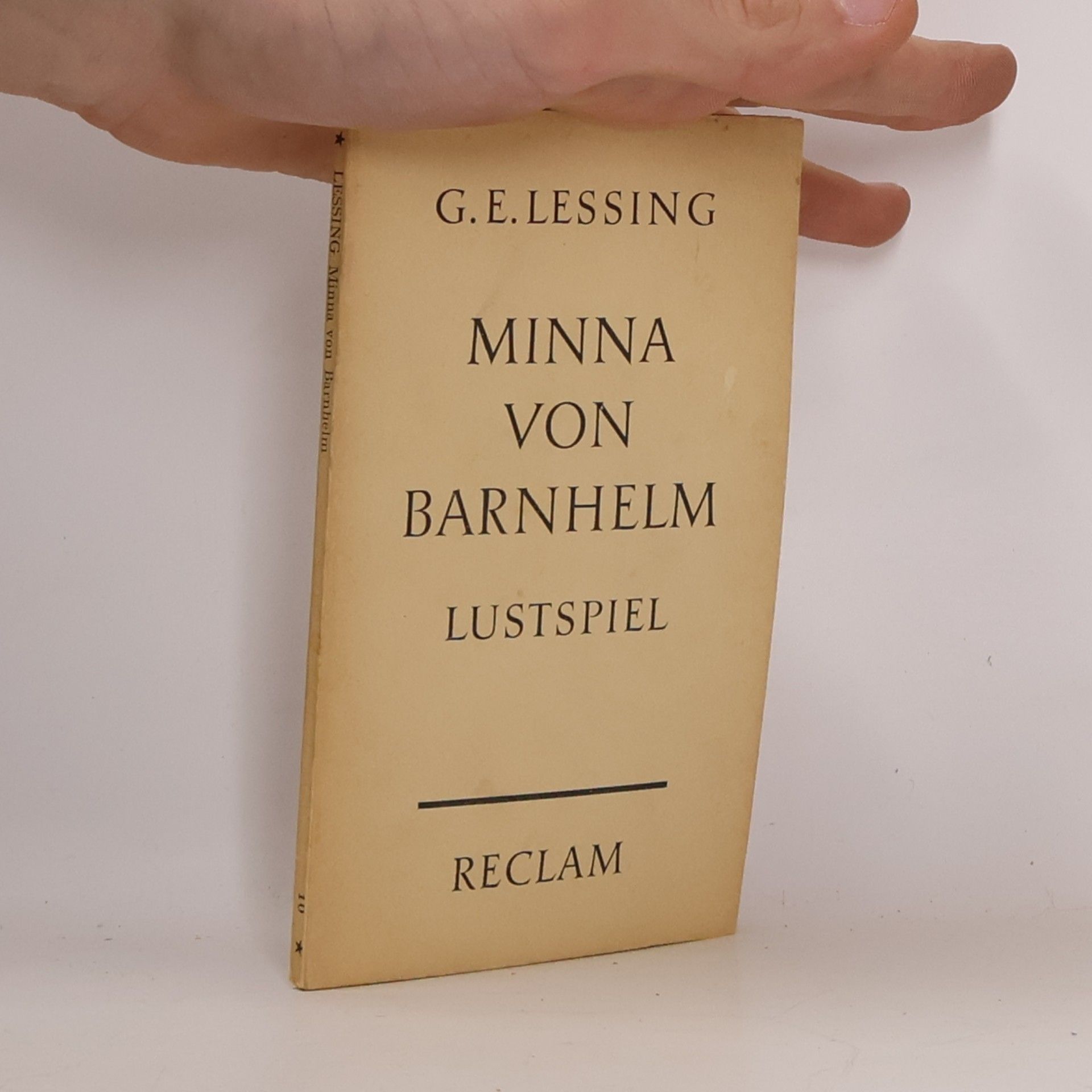 Gotthold Ephraim Lessing Minna von Barnhelm