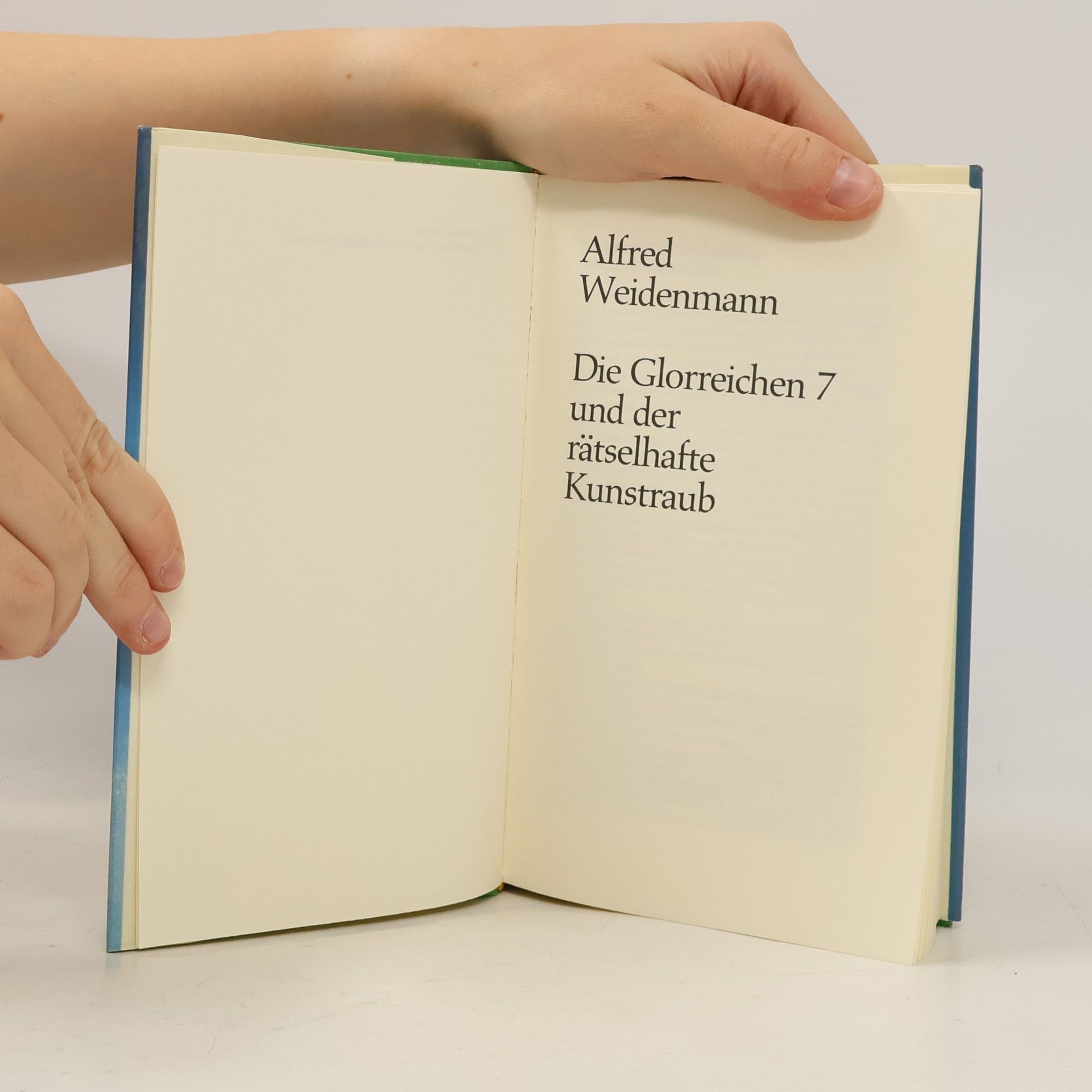 Alfred Weidenmann Die Glorreichen und der rätselhafte Kunstraub 7