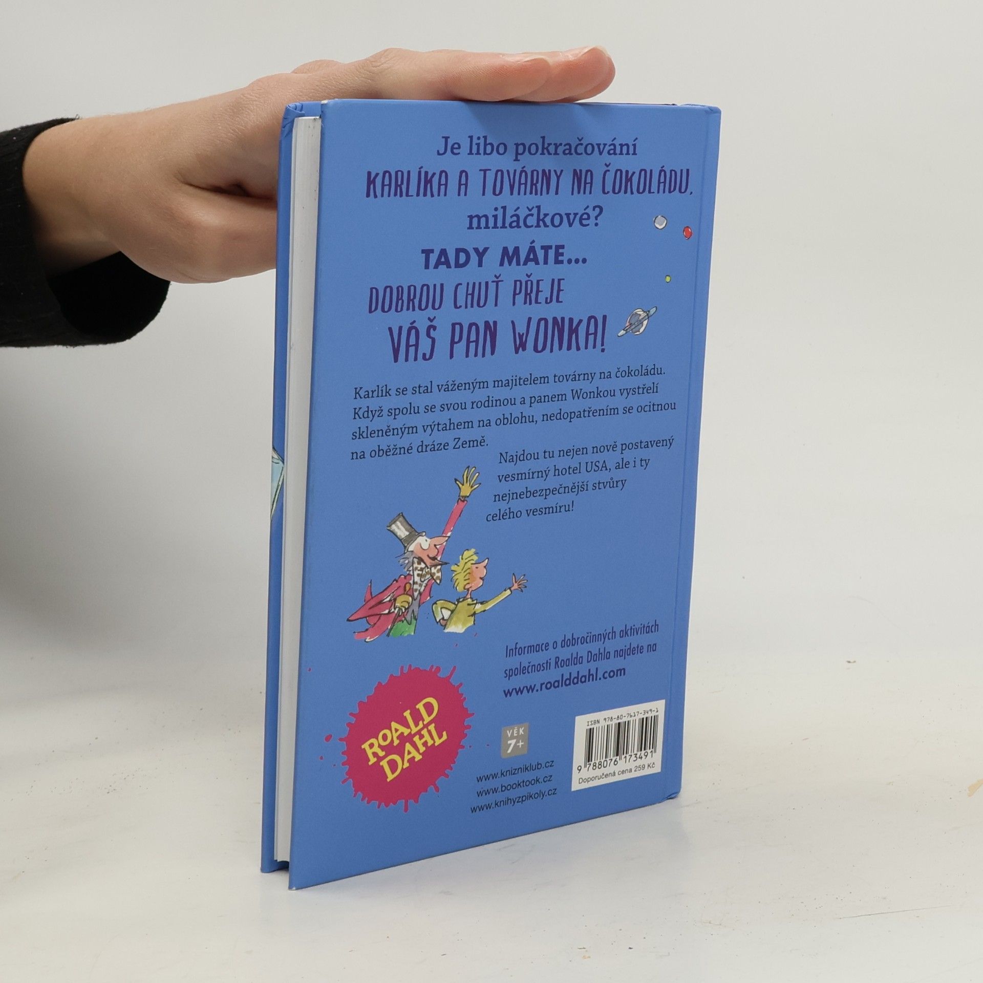 Roald Dahl Karlík a velký skleněný výtah