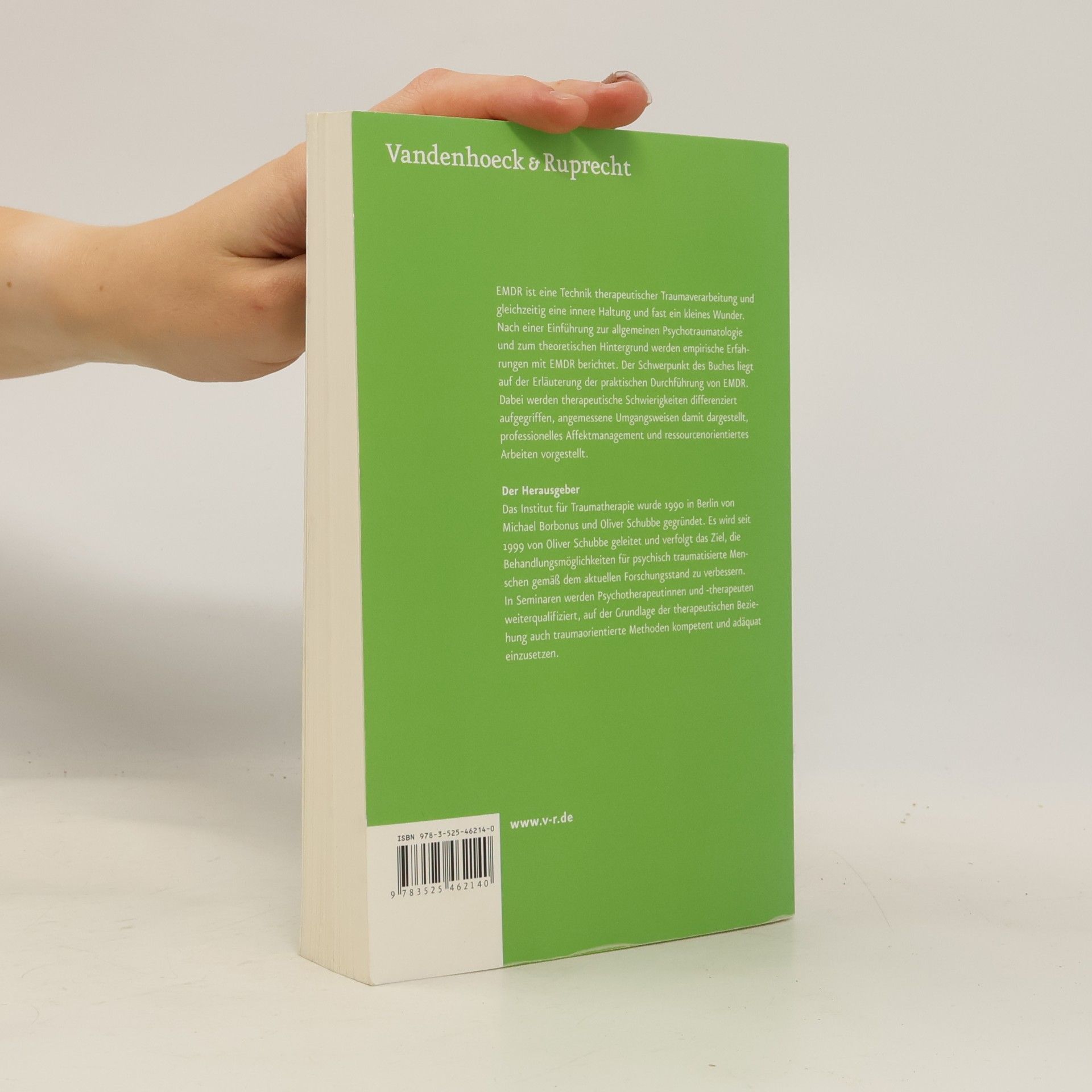 Oliver Schubbe Traumatherapie Mit Emdr. Ein Handbuch Fur Die Ausbildung