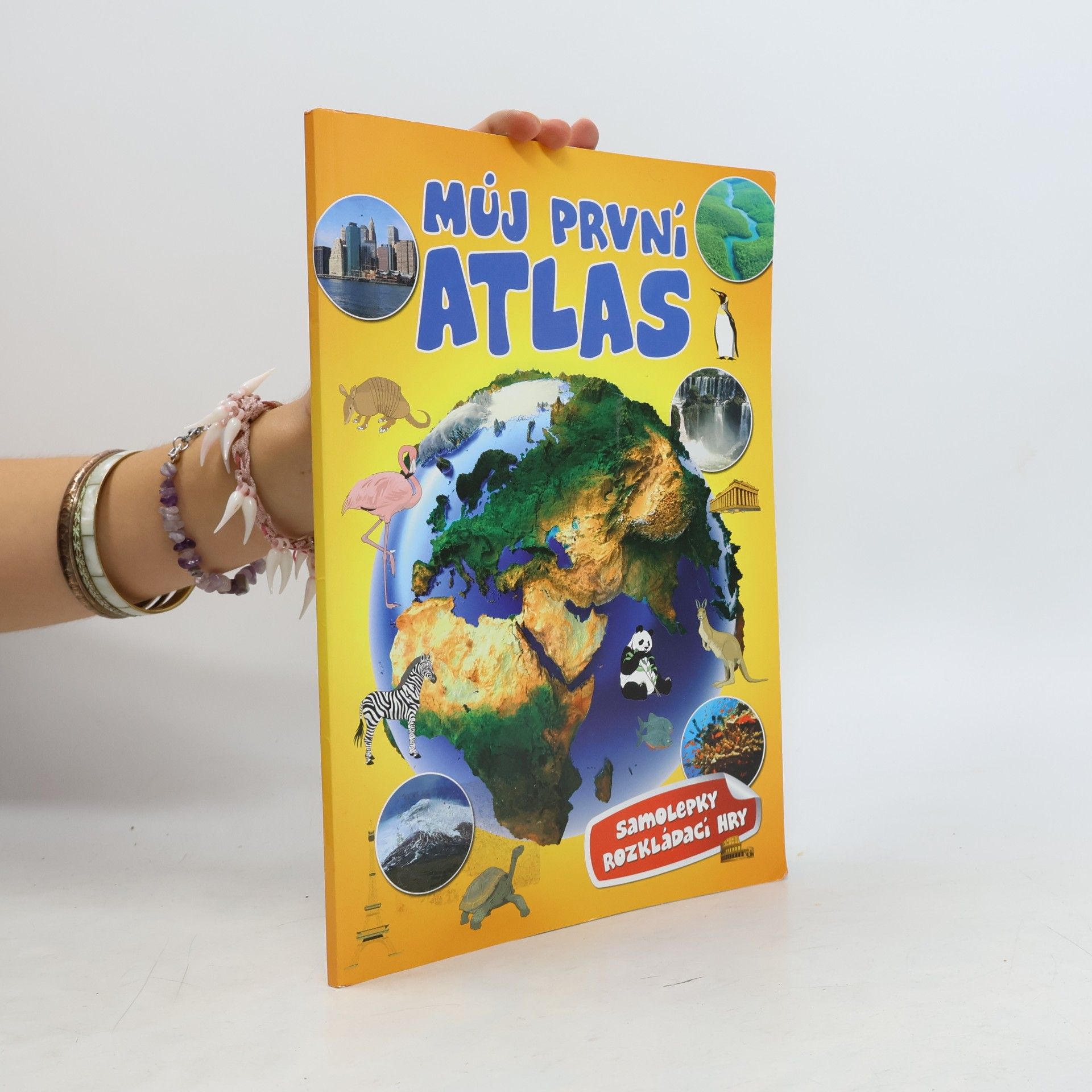 Jaroslav Synek Můj první atlas: Samolepky, rozkládací hry