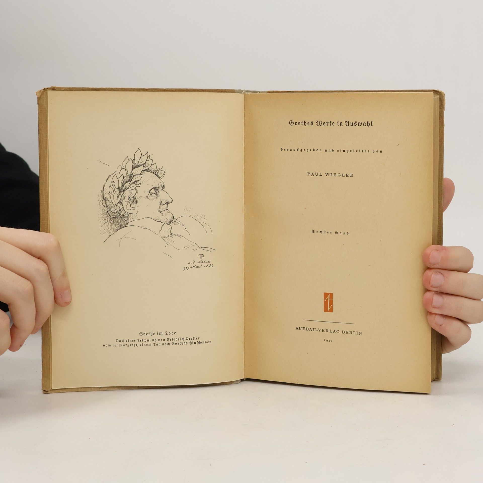 Johann Wolfgang von Goethe Goethes Werke in Auswahl 6