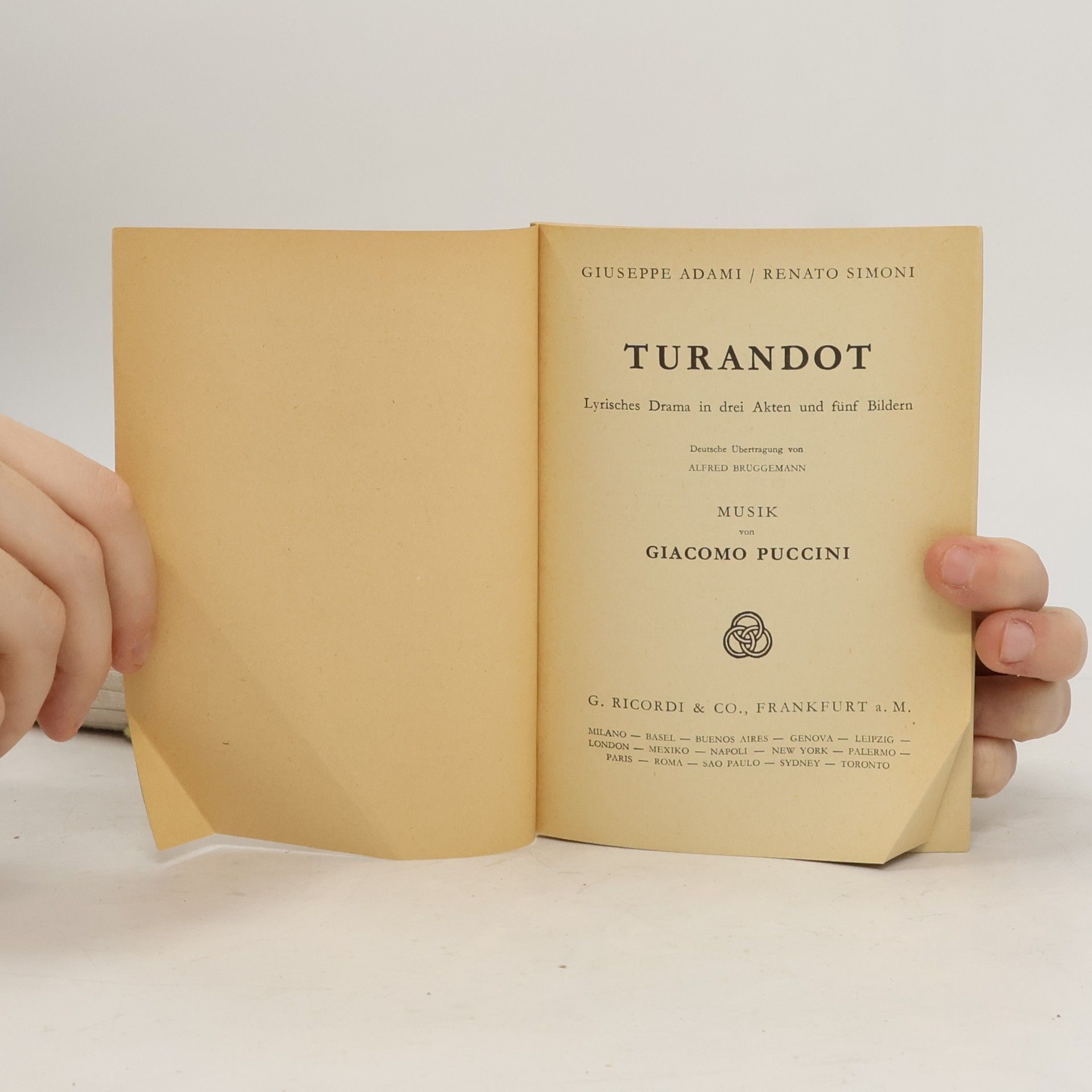 Giuseppe Adami Turandot
