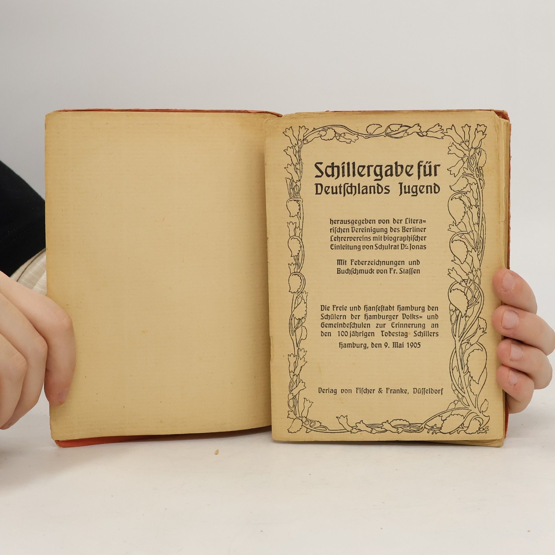 Friedrich Schiller Schillergabe für Deutschlands Jugend