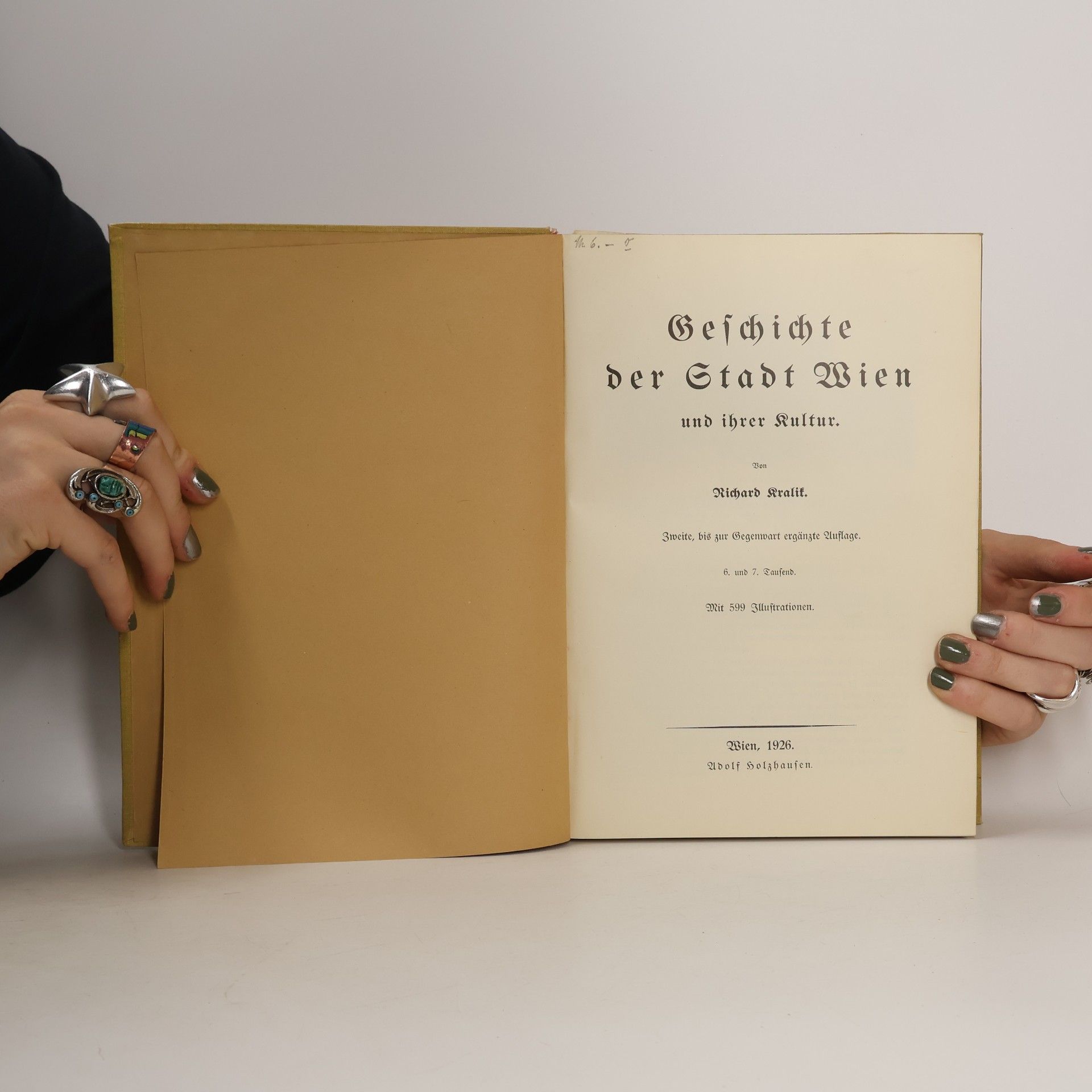 Richard von Kralik Geschichte der Stadt Wien