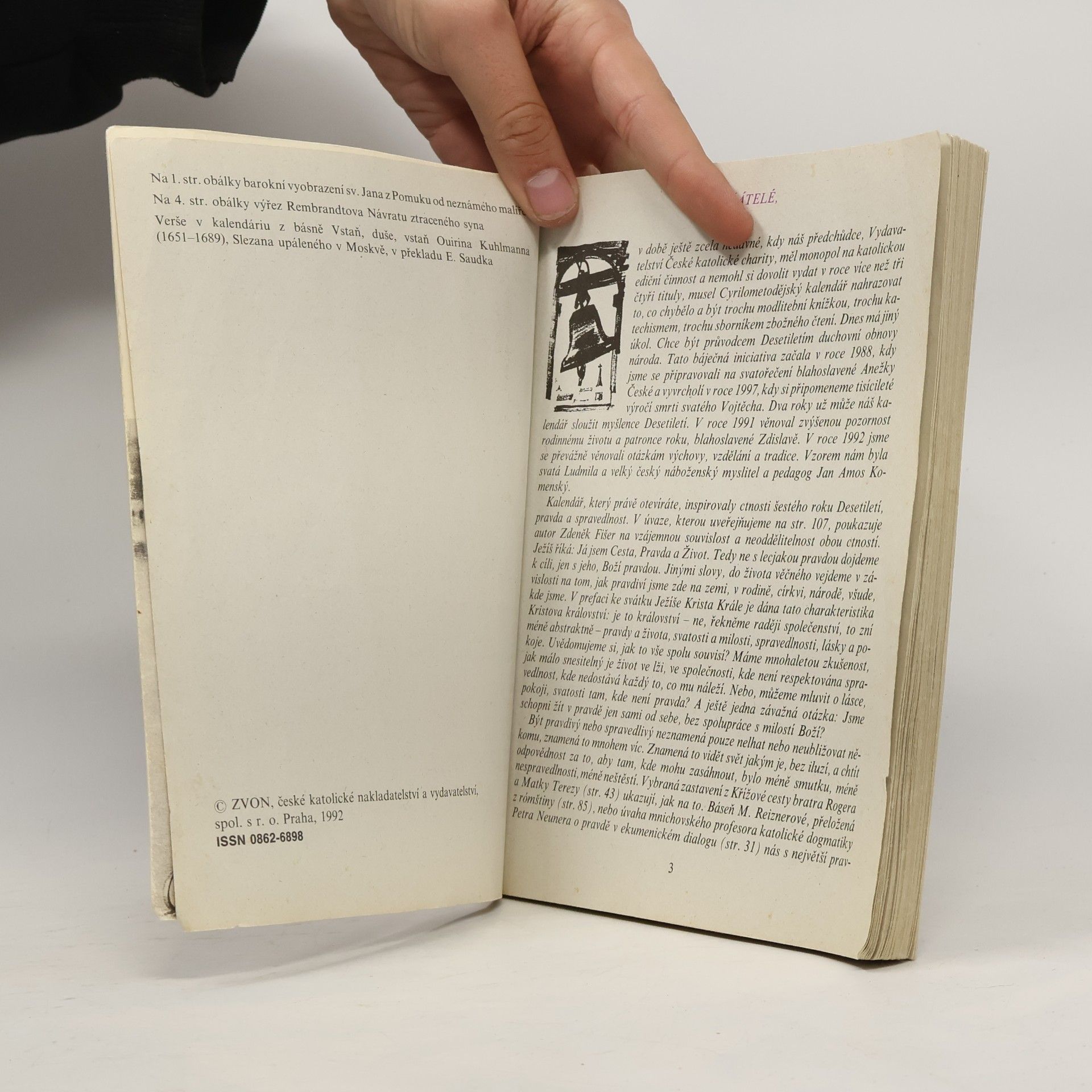 Collectif d'auteurs Cyrilometodějský kalendář 1993