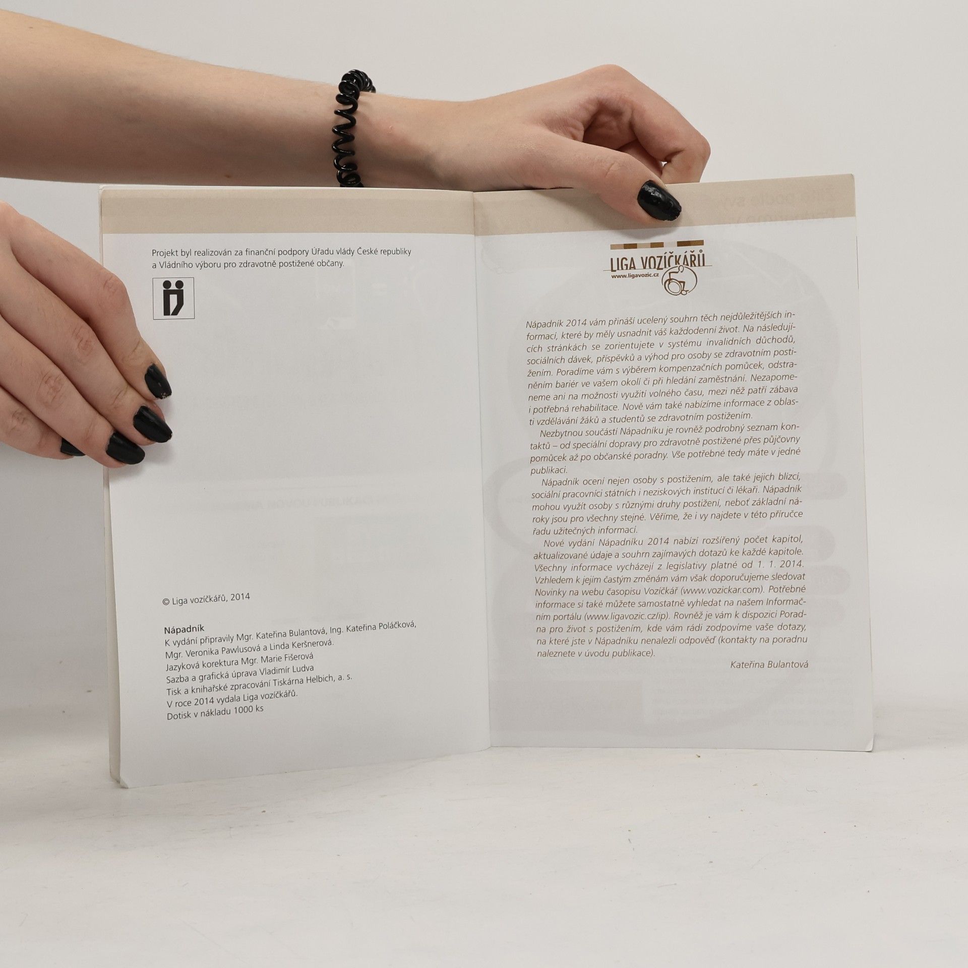 Autorenkollektiv Nápadník. Sborník informací a rad pro život s postižením. 2014