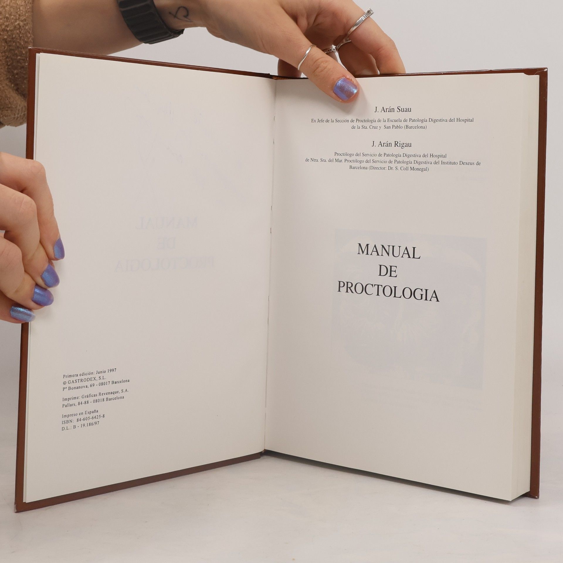 J. Arán Suau Manual de proctologia