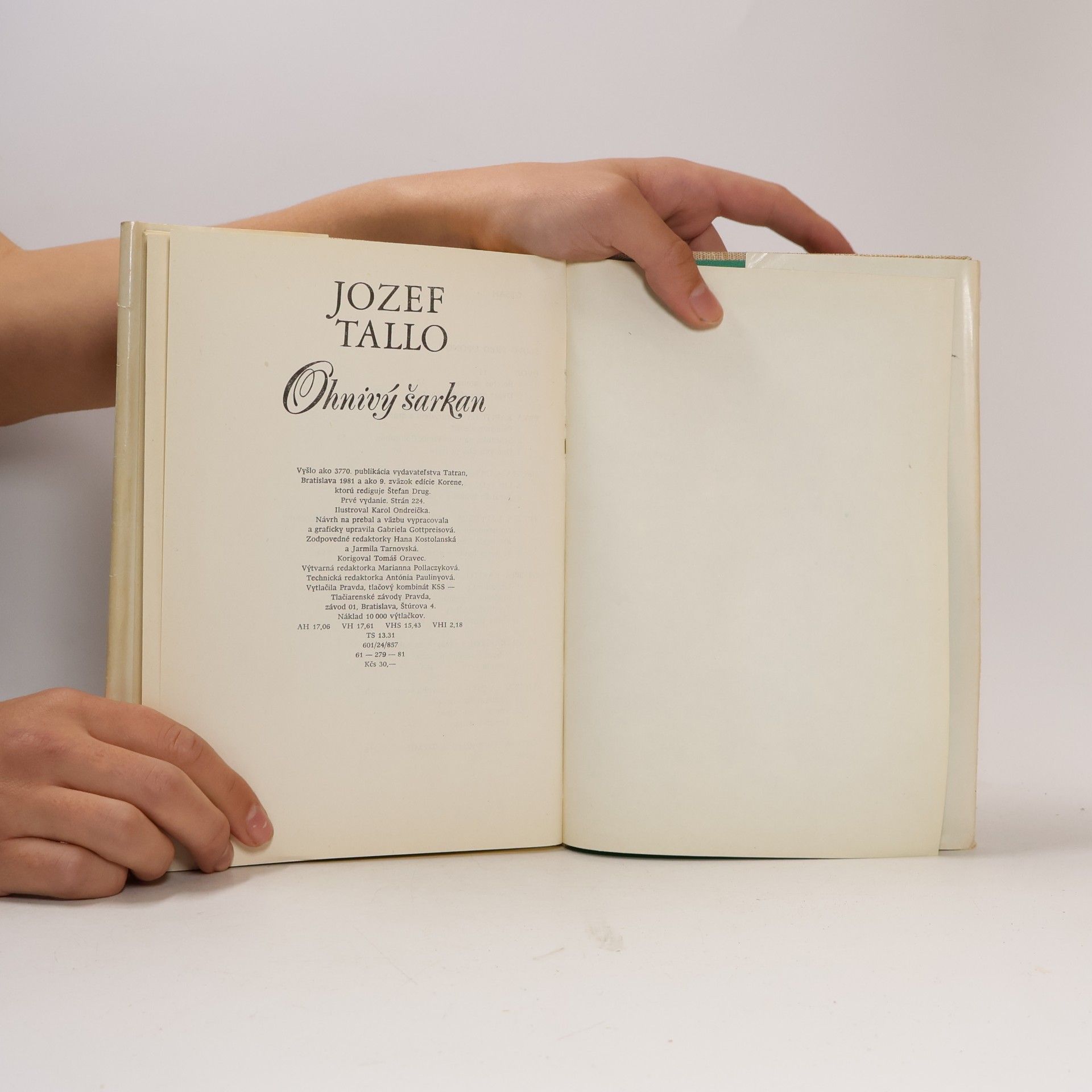Jozef Alexander Tallo Ohnivý šarkan
