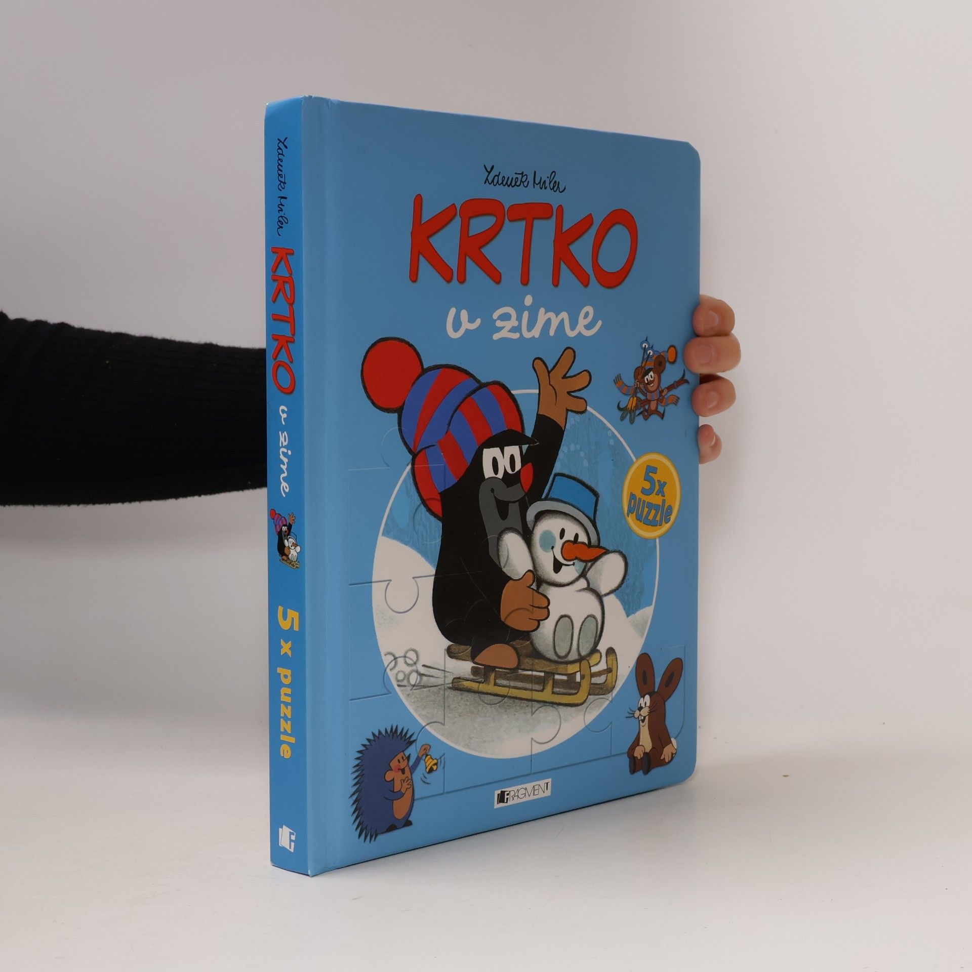 Zdeněk Miler Krtko v zime. 5x puzzle