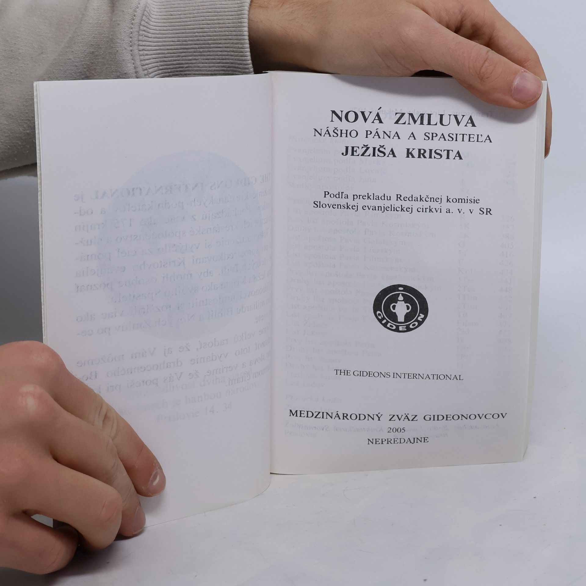 Kolektiv autorů Nová zmluva nášho pána a spasiteľa Ježiša Krista