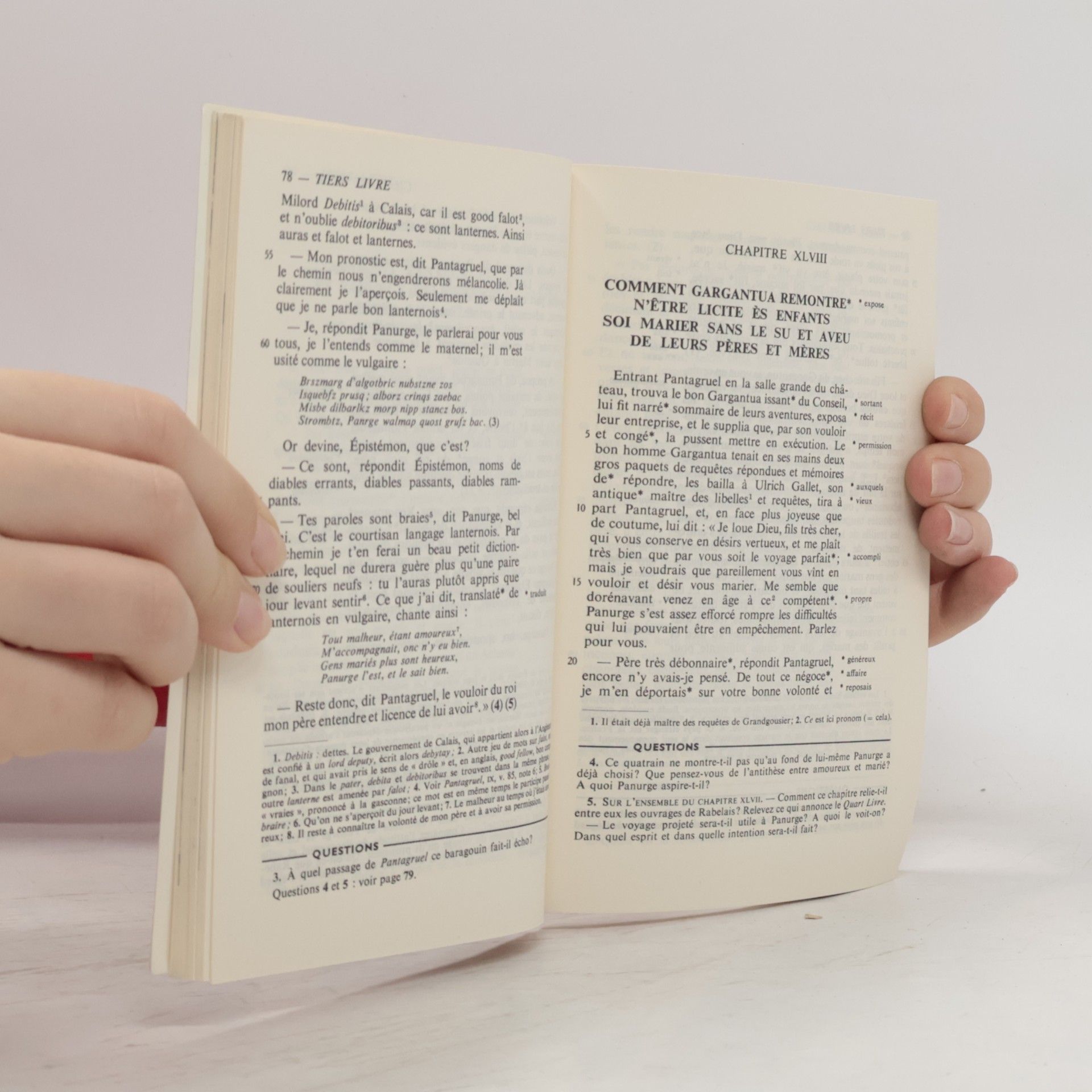 François Rebelais Tiers, quart et cinquime livre