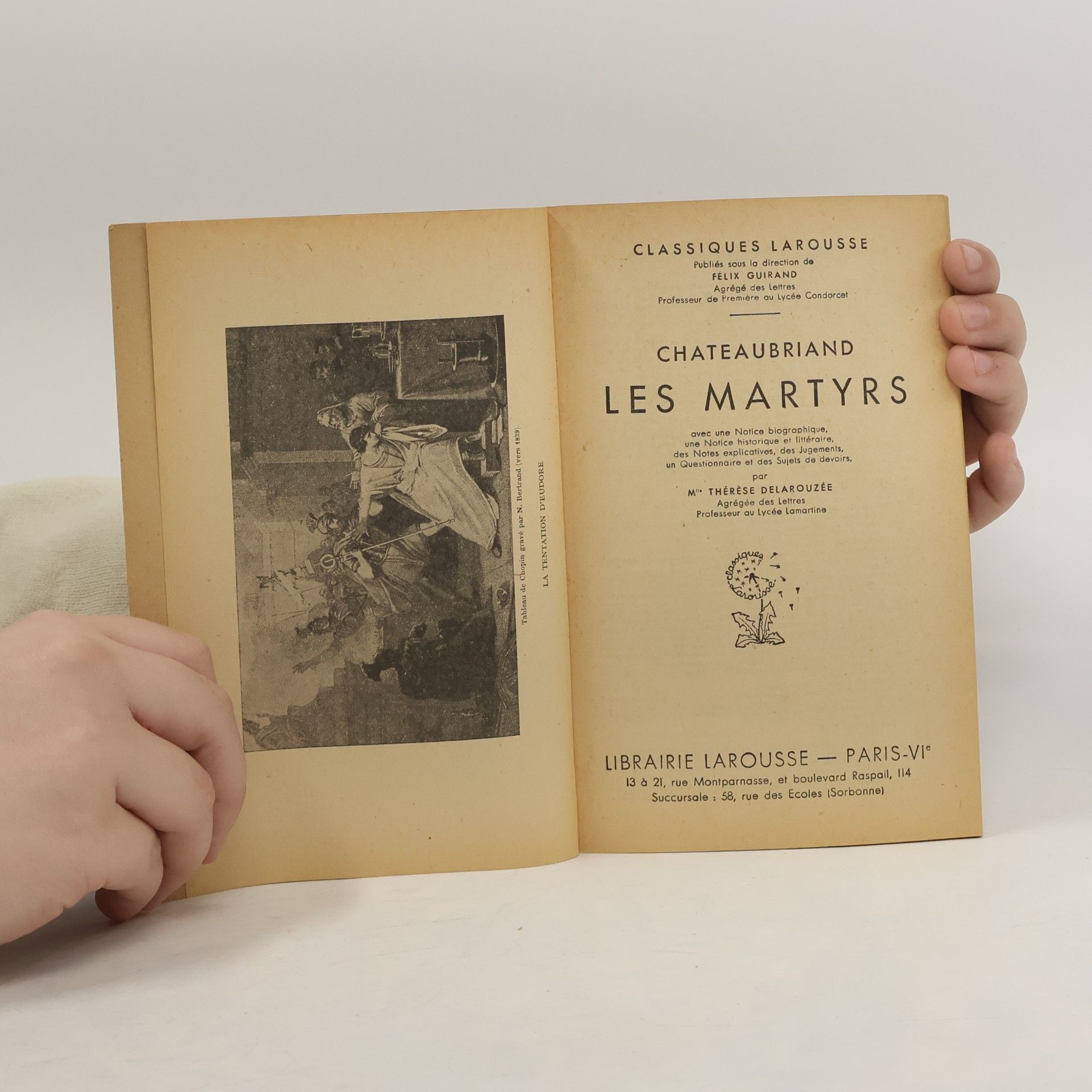 François-Auguste-René de Chateaubriand Les Martyrs