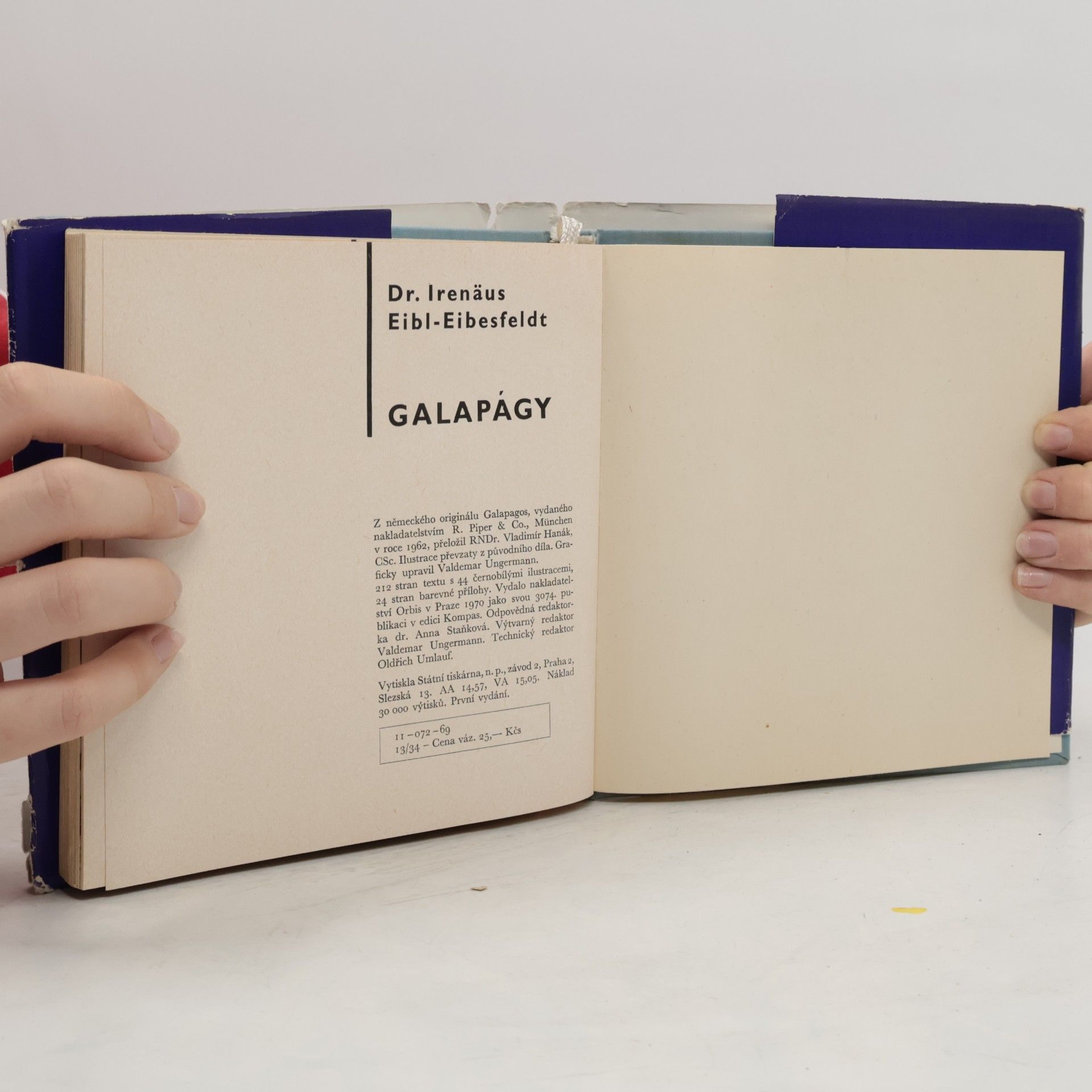 Irenäus Eibl-Eibesfeldt Galapágy