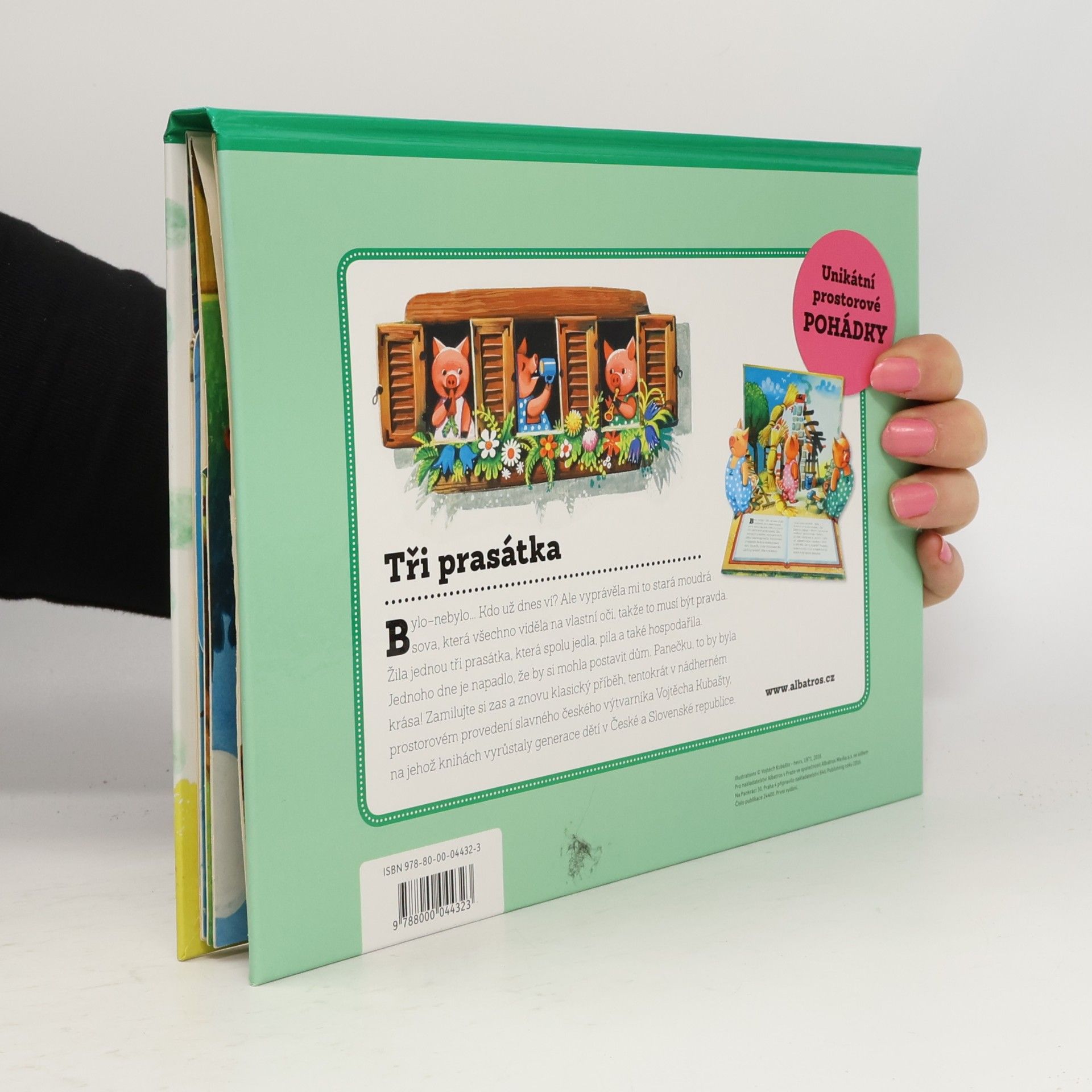 Vojtěch Kubašta Tři prasátka (pop-up leporelo)